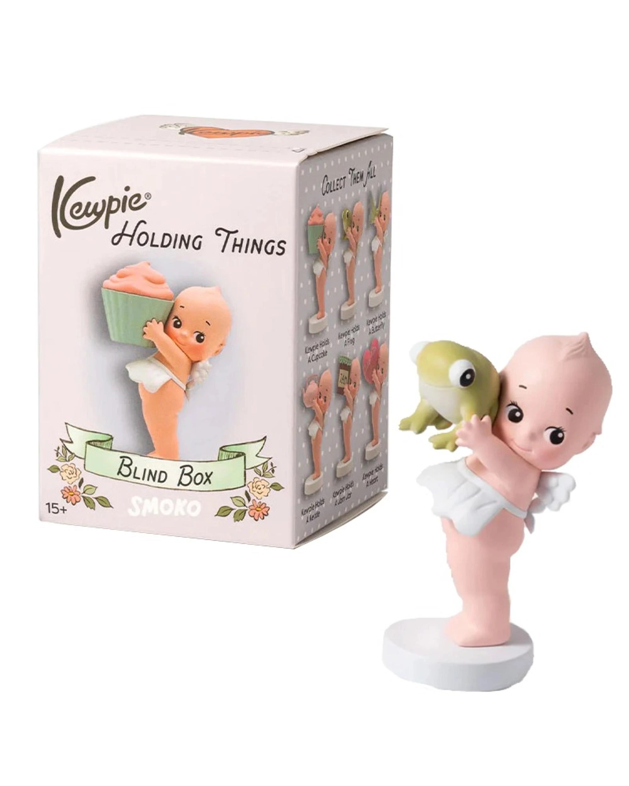 1 Smoko Kewpie Holding Things Vinyl Figure Blind Box, 1 of 3