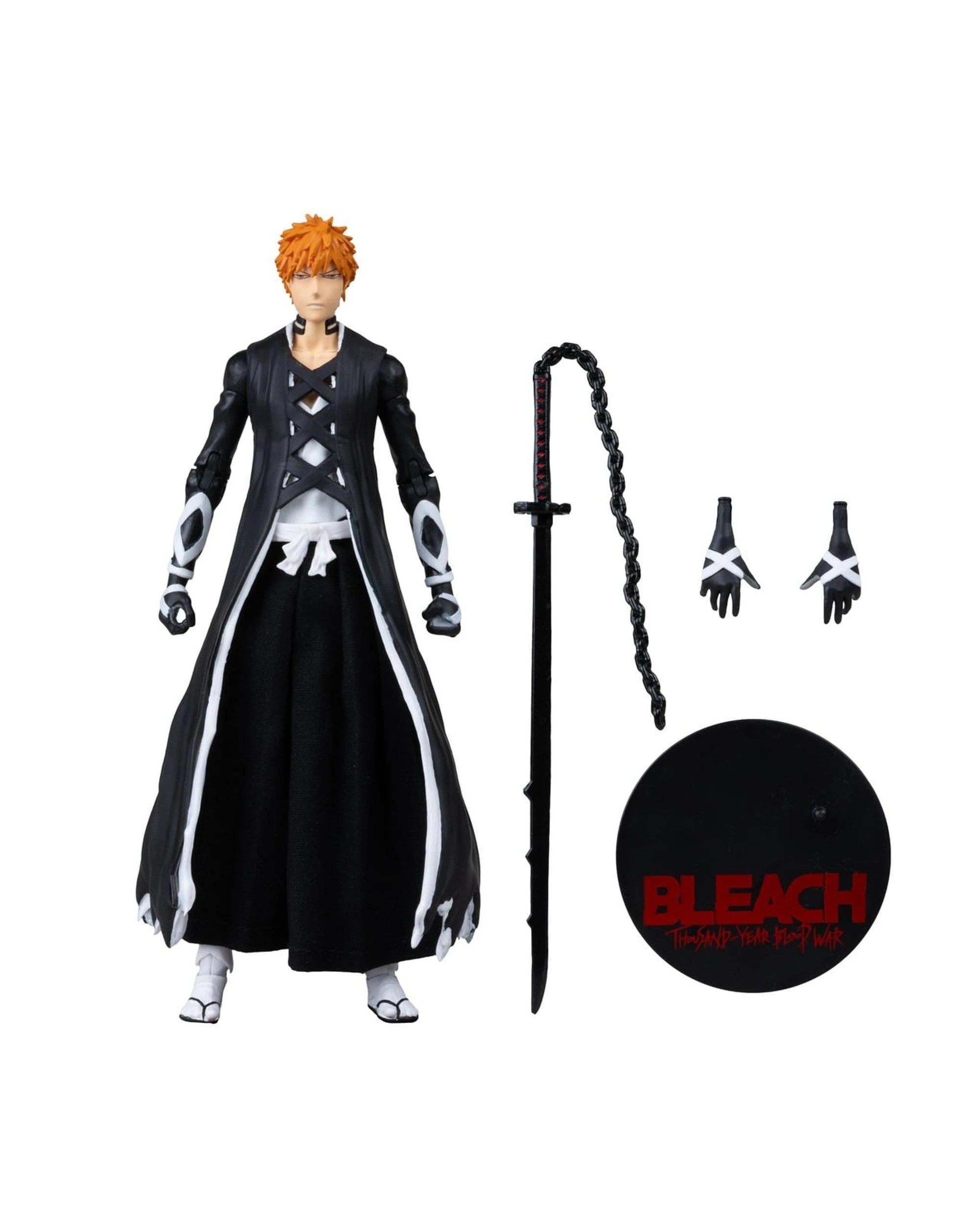 4 Bleach Thousand-Year Blood War Ichigo Kurosaki - Fullbring Bankai -  7 inch Action Figure, 4 of 8