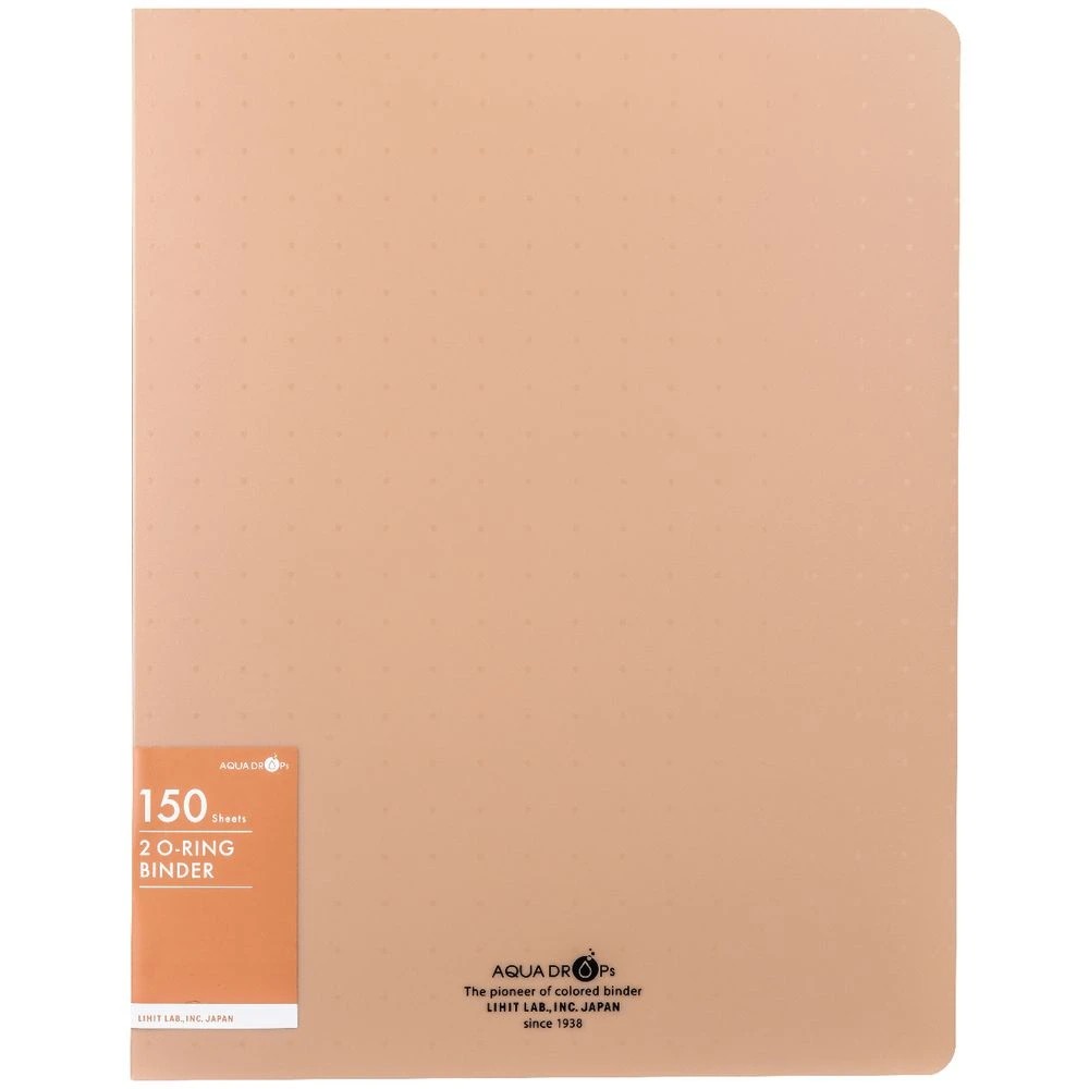 2 Aqua Drops A4 Twist Binder 2-O 18mm Vivid Beige, 2 of 4