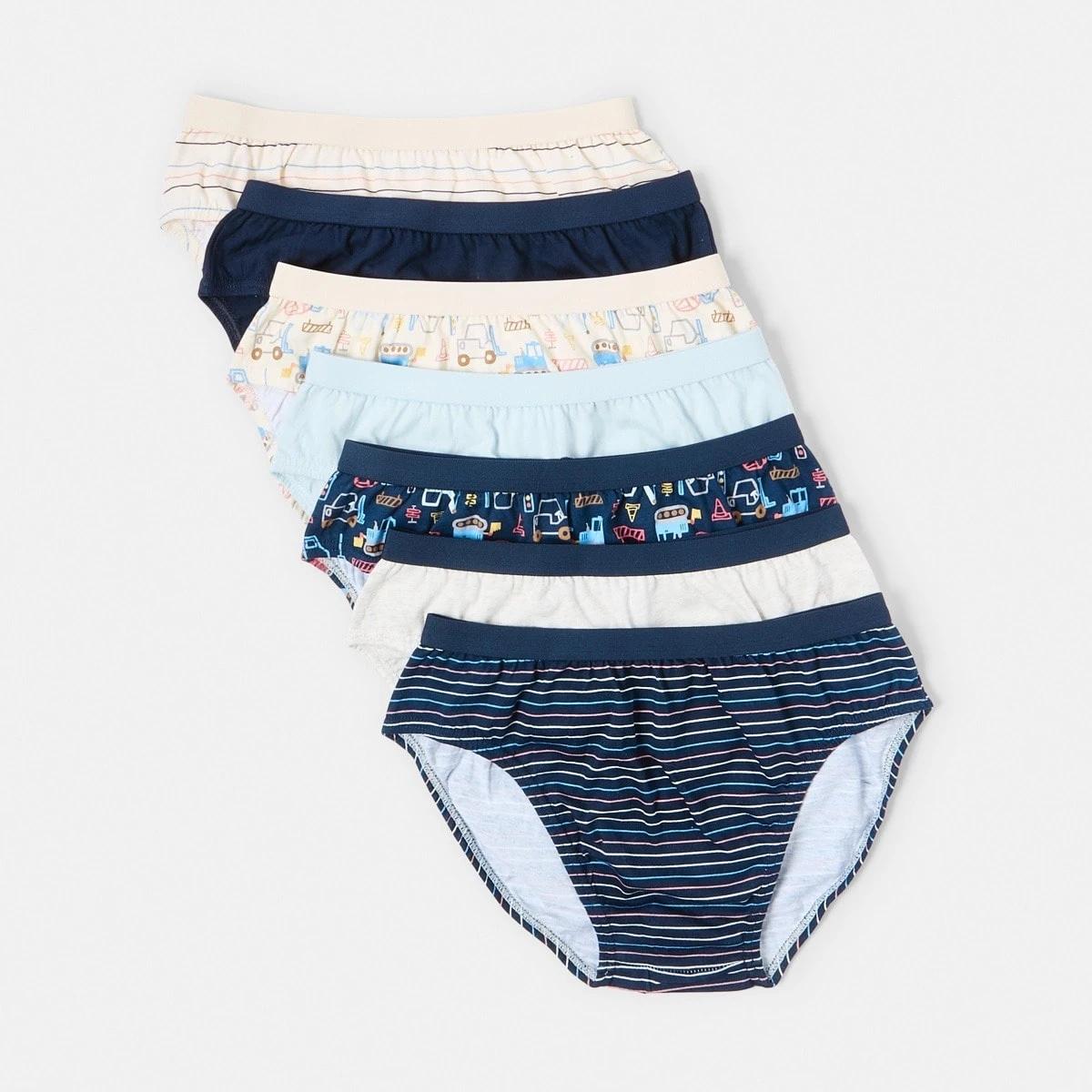1 7 Pack Print Briefs CONSTRUCTION ZONE, 1 of 10