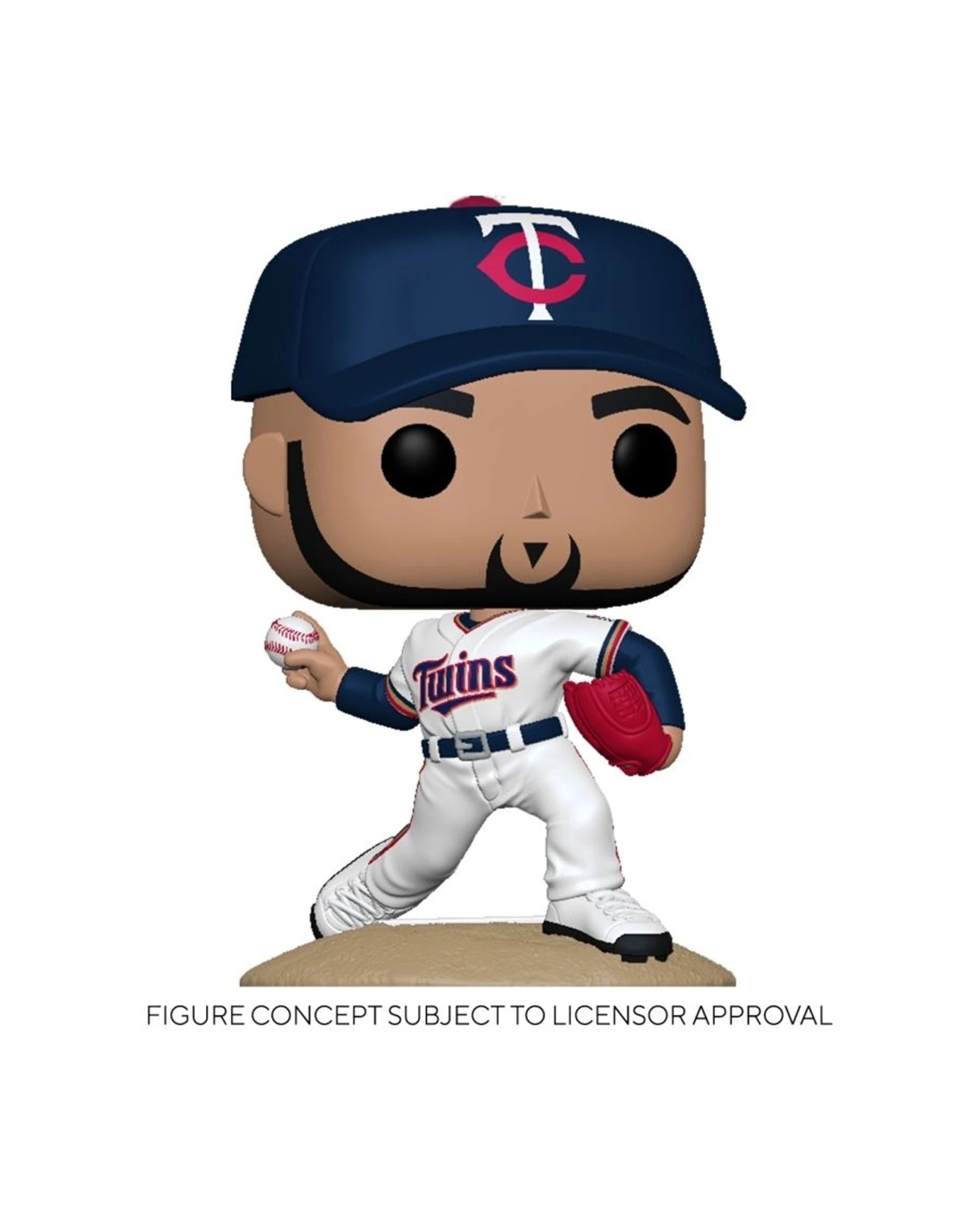 3 Pop Vinyl Figurine MLB Twins Jose Berrios Home 10cm Vinyl Toy Collectible - Multi, 3 of 3