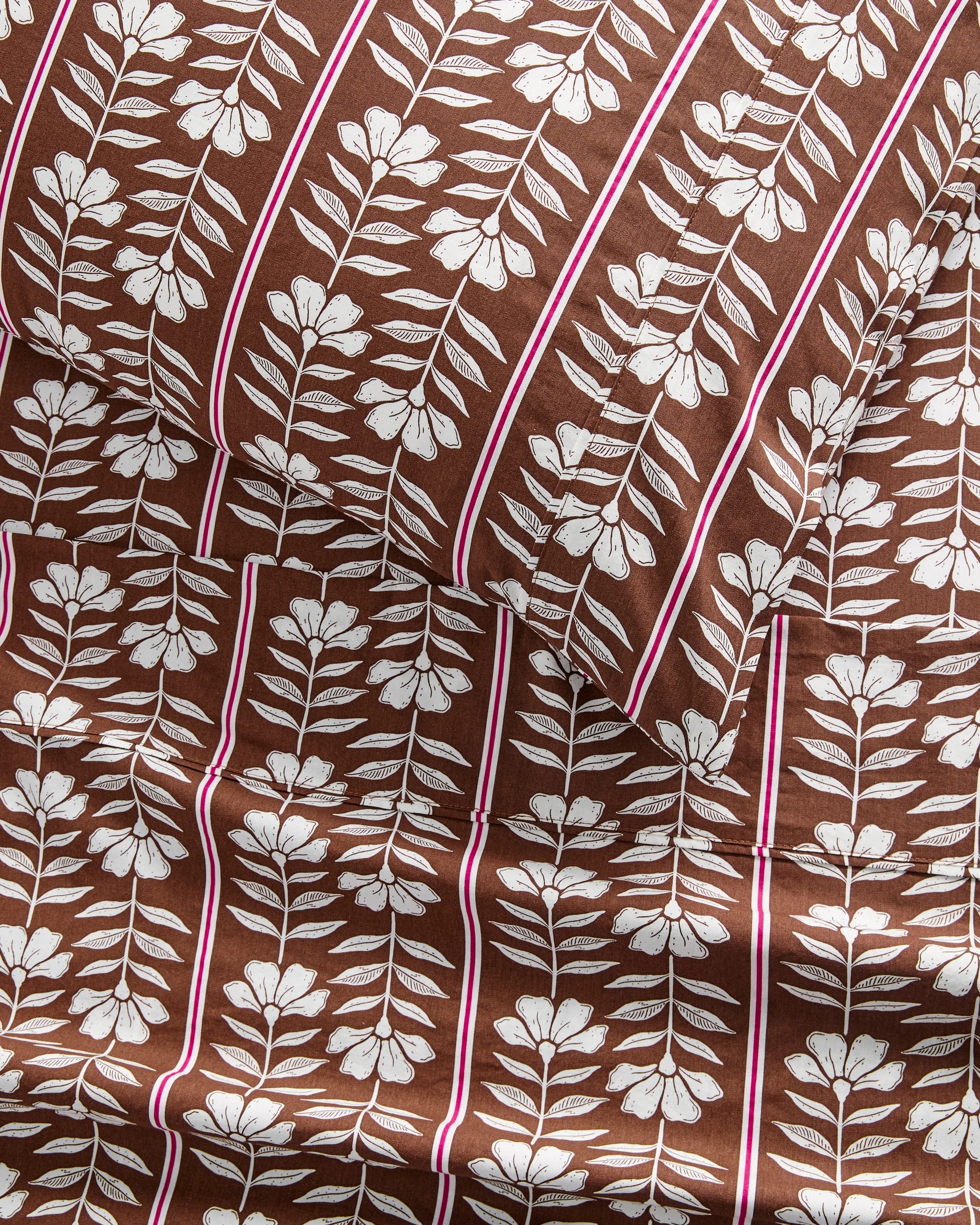 3 Target Botanica Printed Australian Cotton Sheet Set - Queen Bed - Brown, 3 of 3