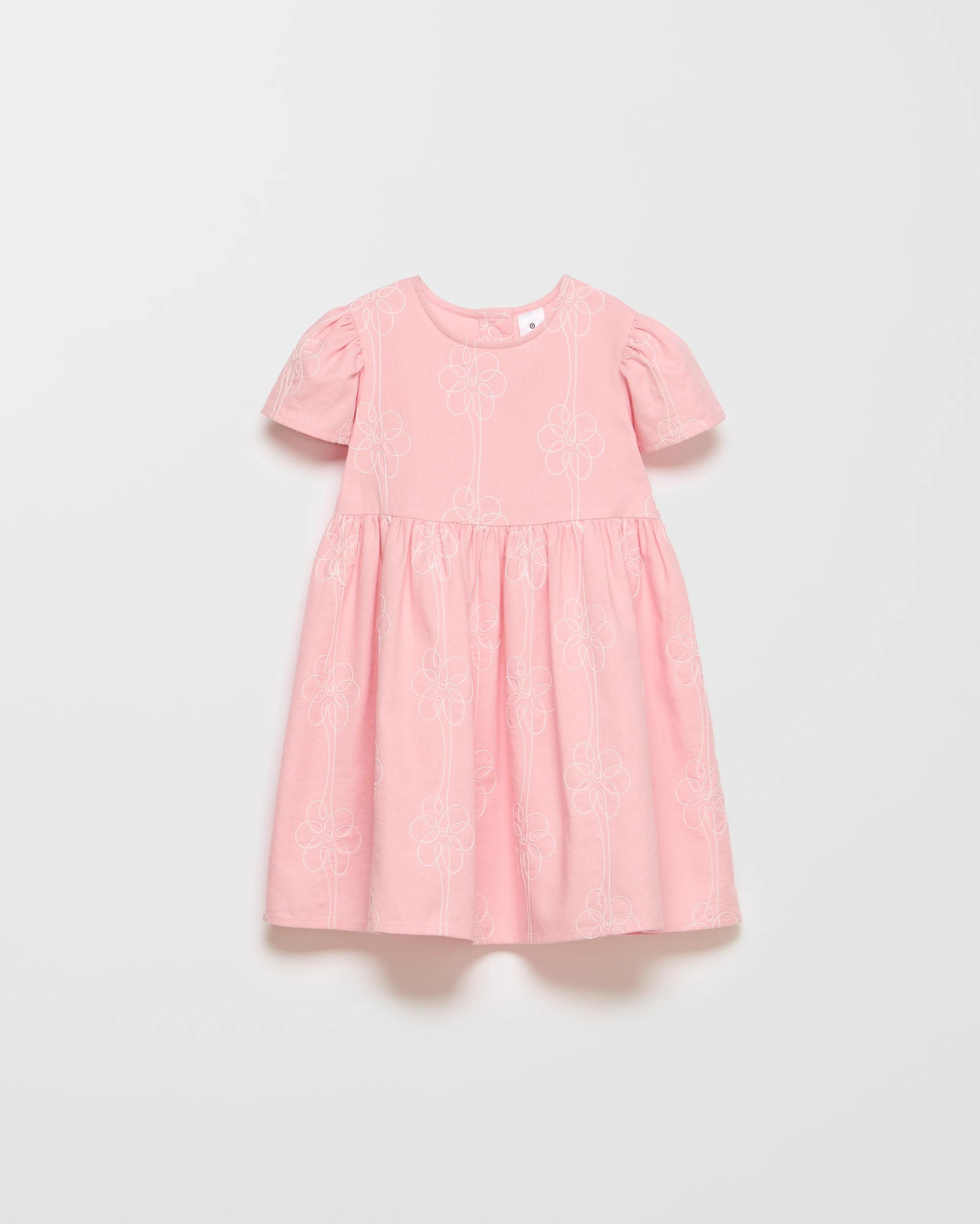 5 Target Fashion Denim Dress PINK, 5 of 6