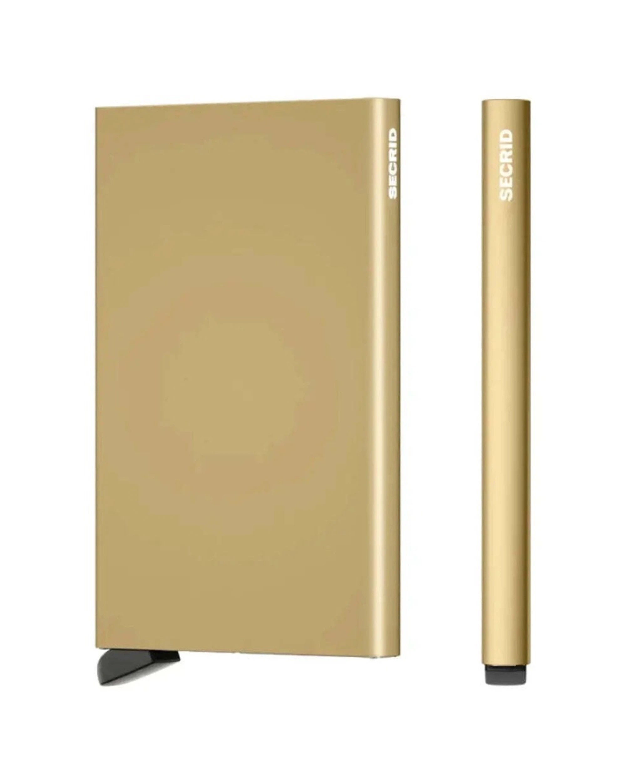 1 Secrid Cardprotector Compact RFID Aluminium Cards Wallet - Gold, 1 of 2