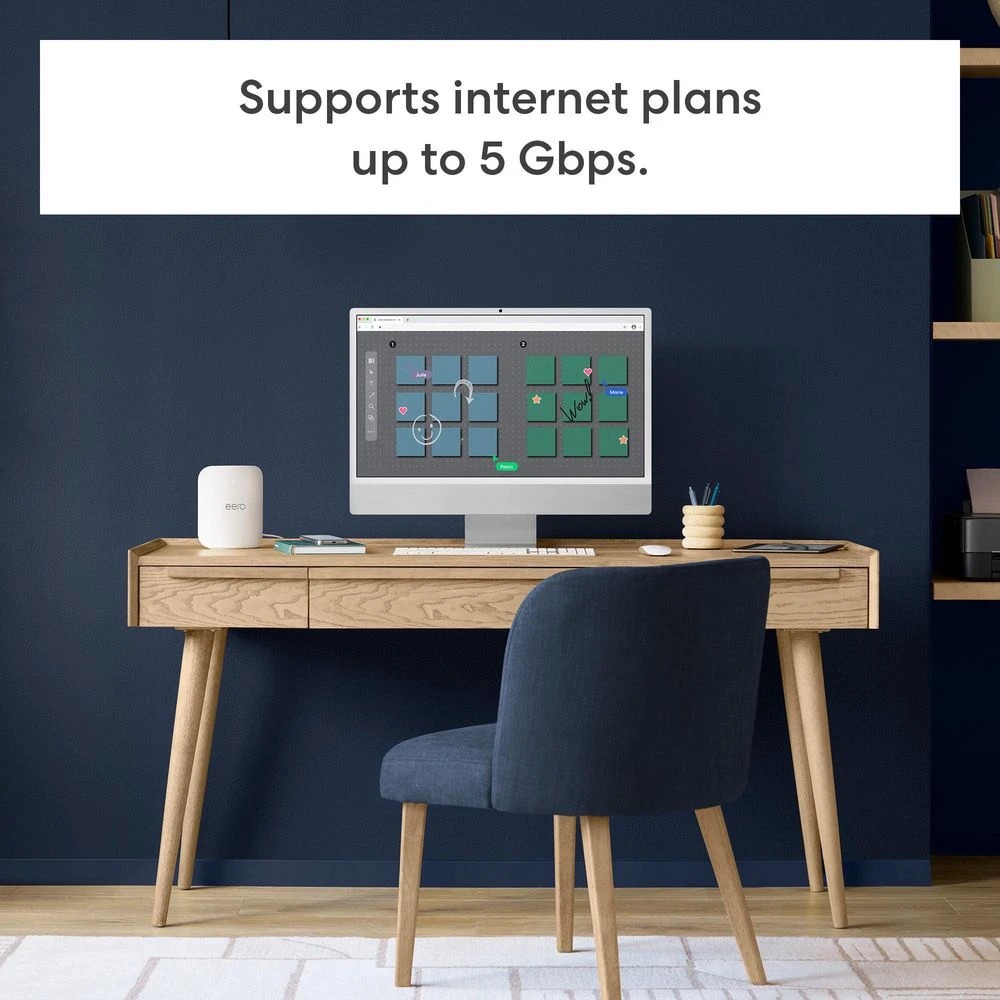 5 Amazon eero Pro 7 Tri-Band Mesh WiFi-7 Router 3 Pack, 5 of 6