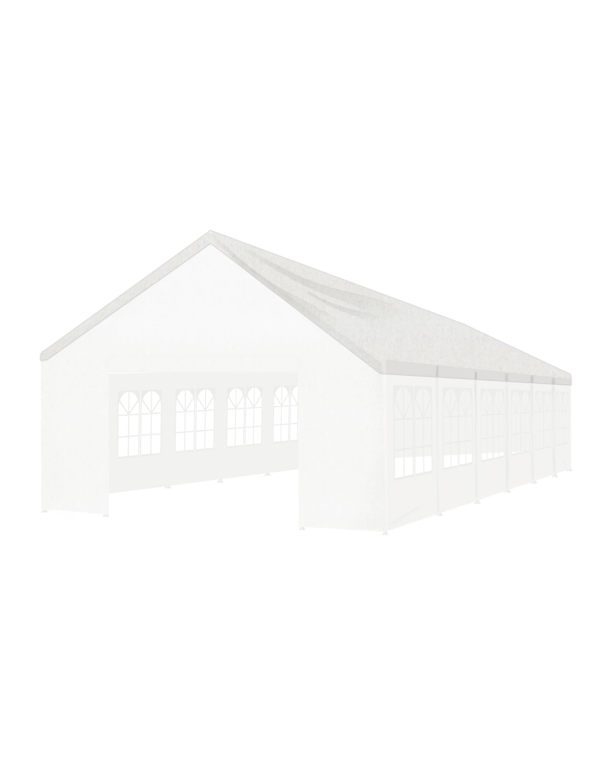 2 Wallaroo 6x12 White Premium Outdoor Event Marquee Roof Spare Part - White, 2 of 5