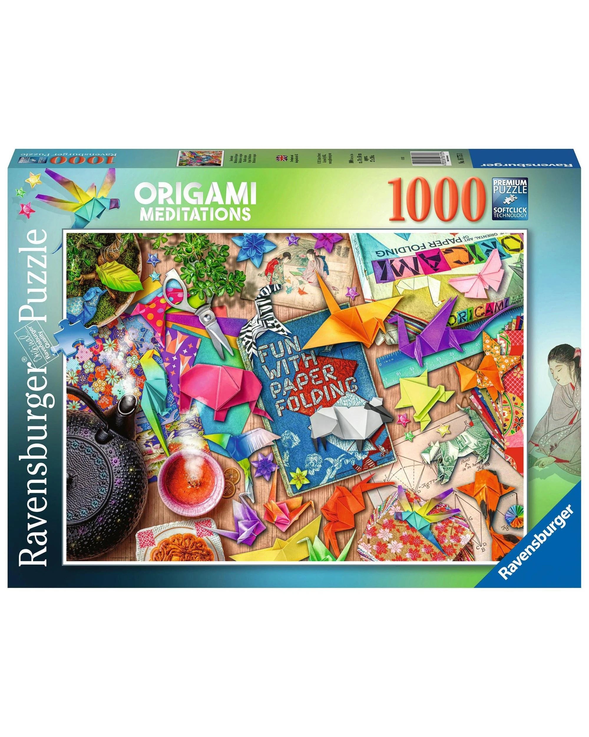 1 Ravensburger Origami Meditations 1000 Piece Puzzle, 1 of 2