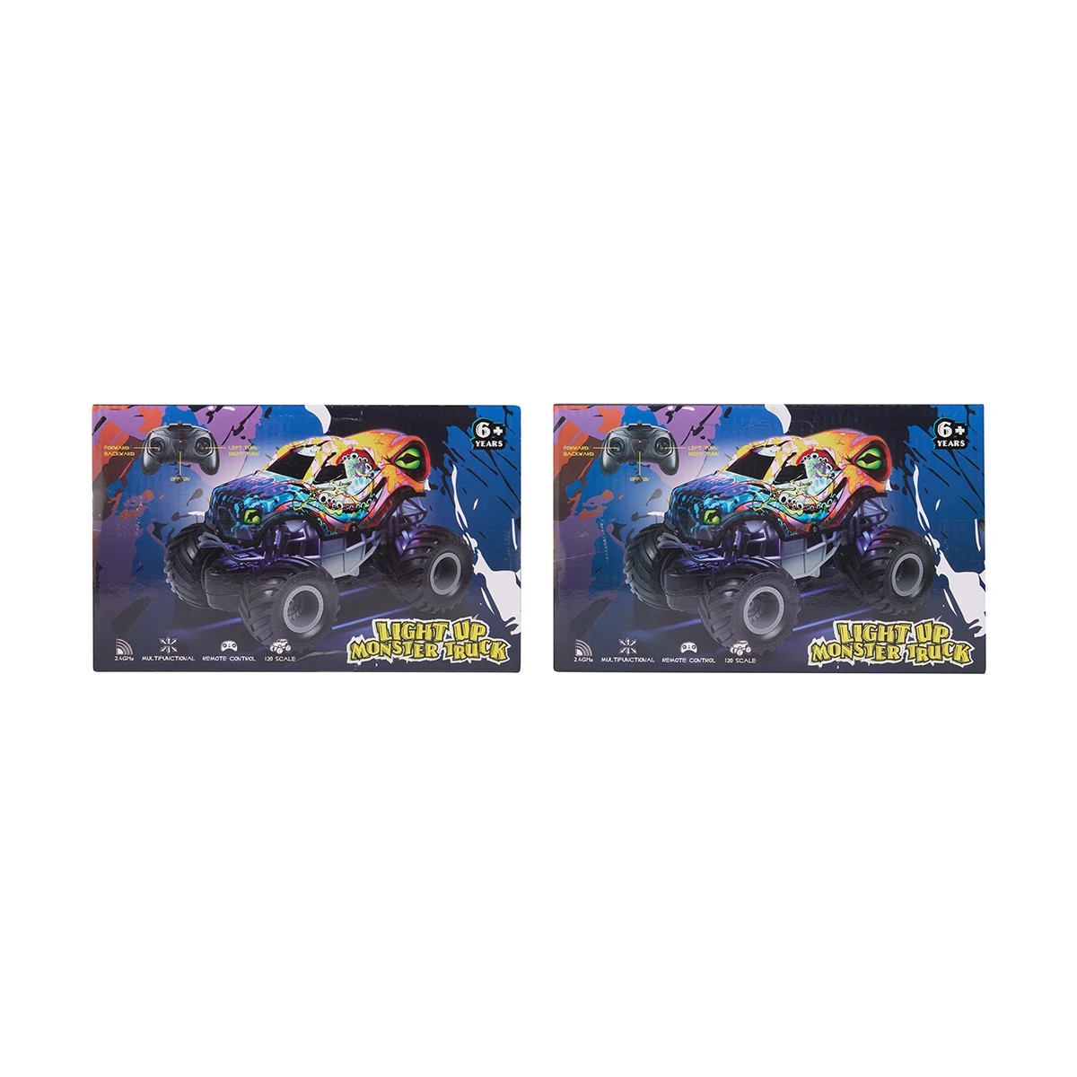 10 Light Up Monster Truck - Assorted, 10 of 10