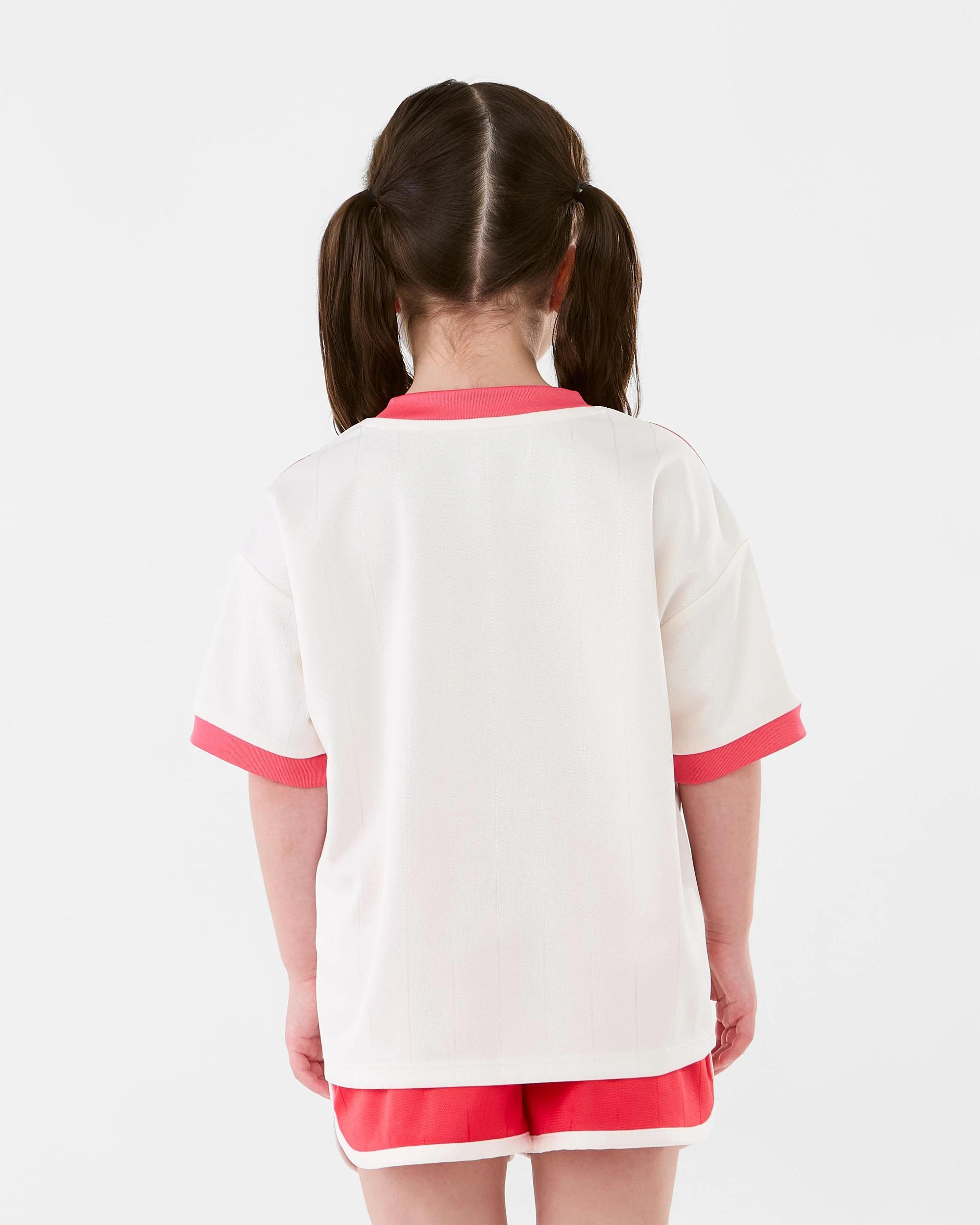2 Short Sleeve Oversized Sporty T-shirt Wht Typo, 2 of 8
