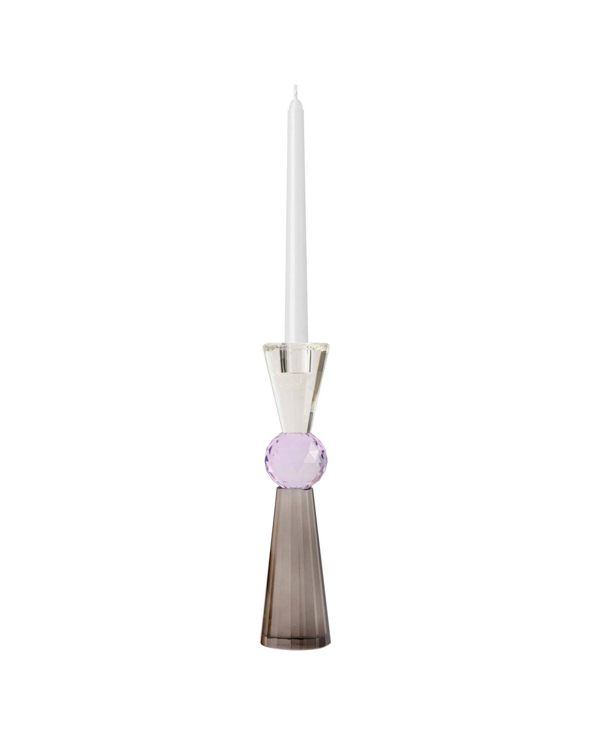 2 One Six Eight London Aubrey Candle Holder - 28cm - Grey, 2 of 3