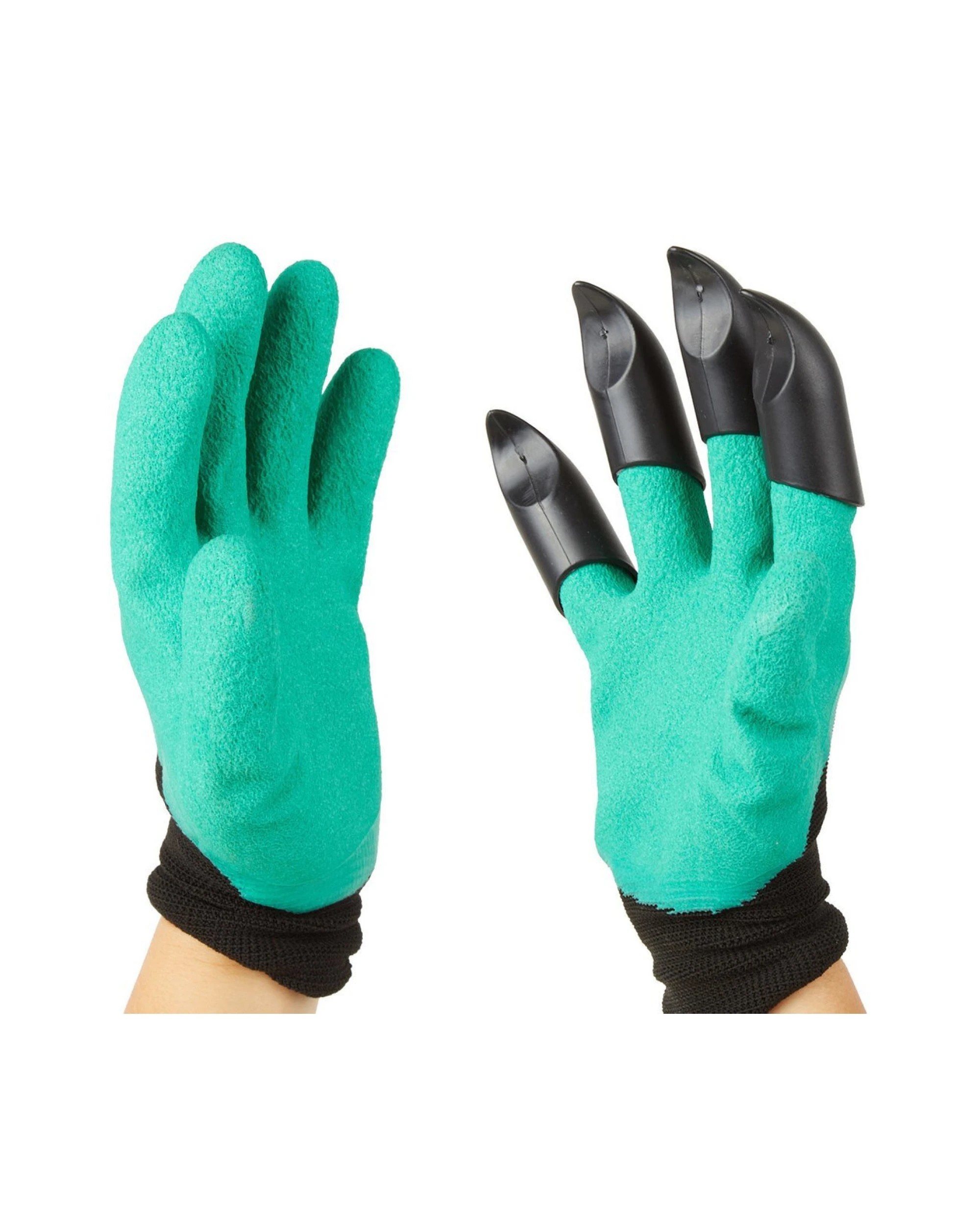 1 Br Outdoor Garden Guru Waterproof And Puncture Resistant Gloves W Claws Digging, 1 of 6
