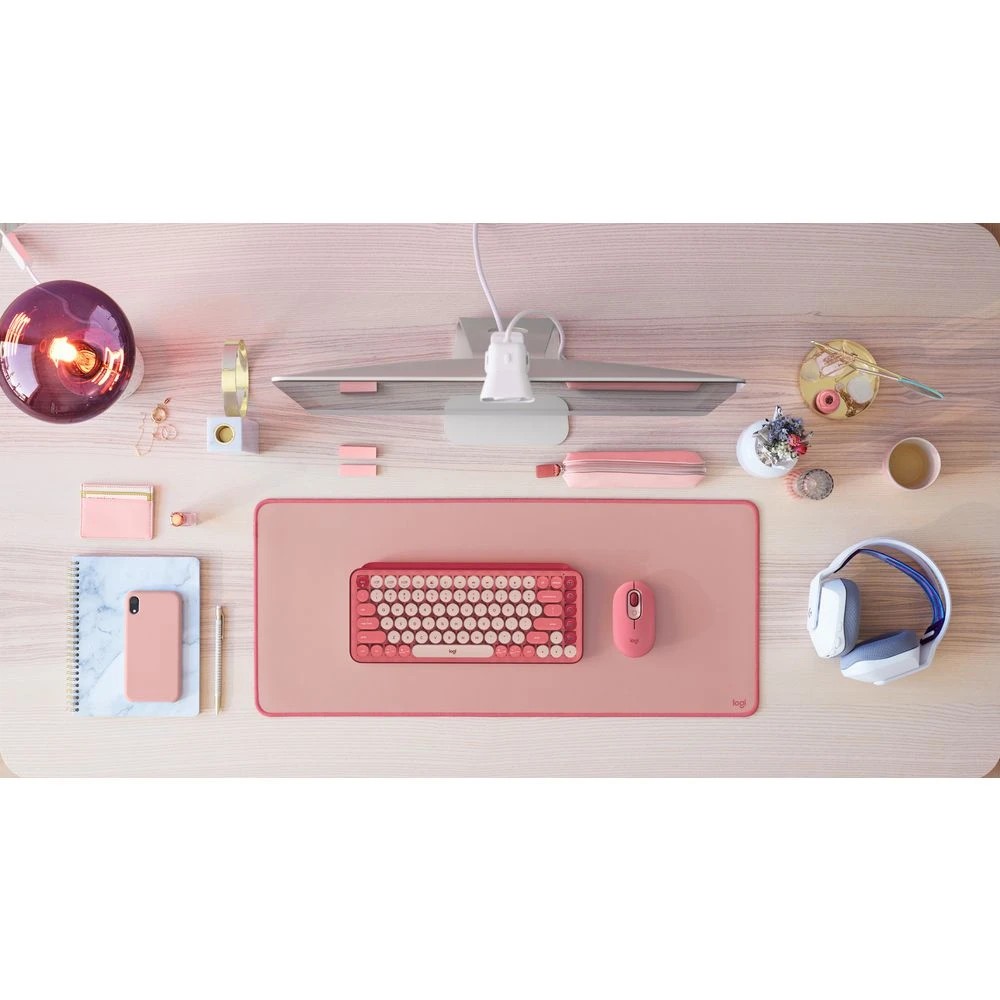 6 Logitech POP Keys Wireless Keyboard Heartbreaker Rose, 6 of 8