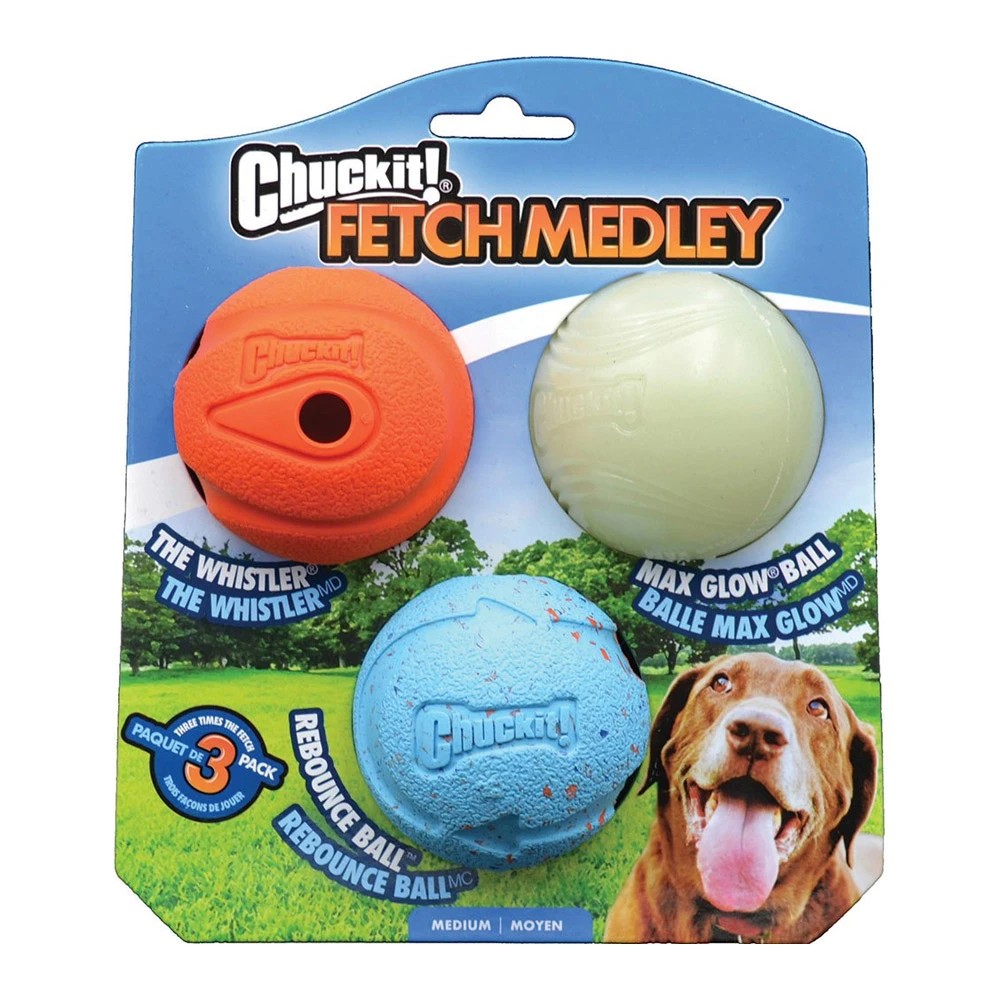 1 Chuckit! - Fetch Medley Medium 3 Pack, 1 of 1