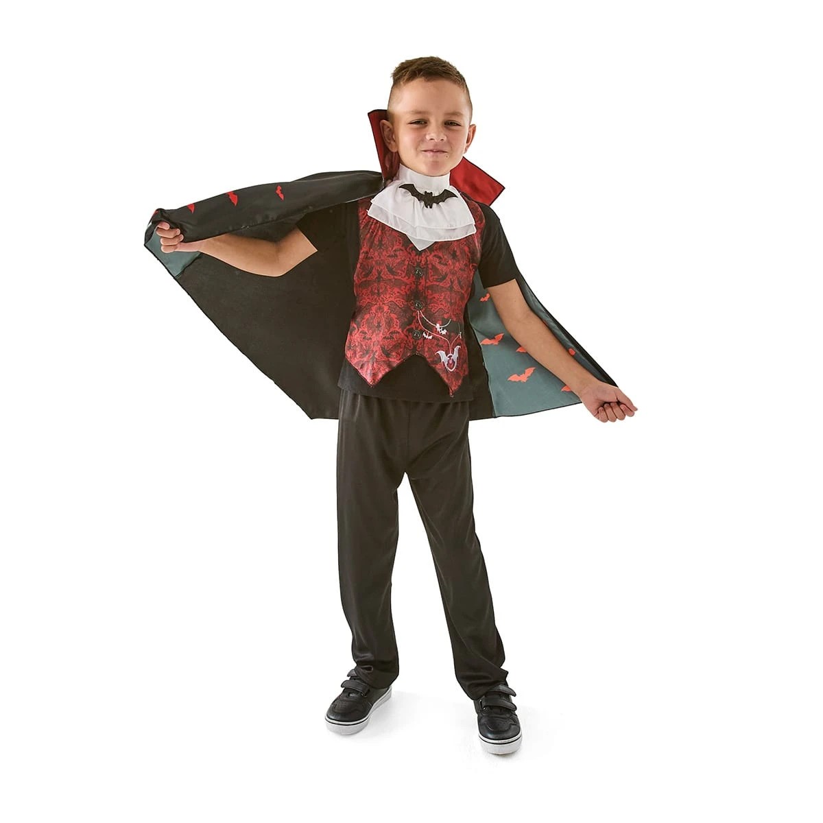 1 4 Piece Vampire Costume - Ages 4-6, 1 of 10