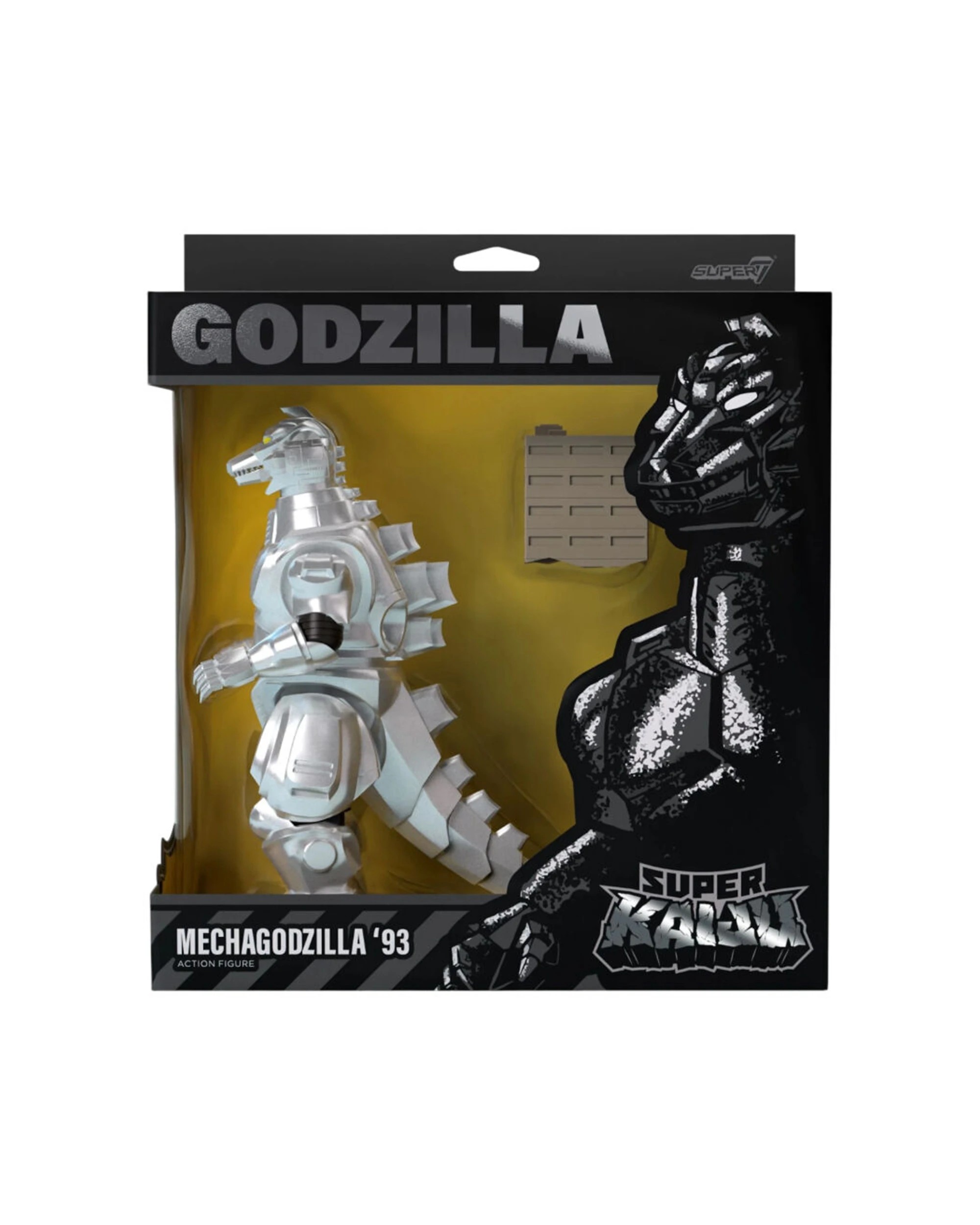 1 Godzilla Mechagodzilla 11 1993 Super Kaiju Action Figure 5.5in Super Alloy
 - silver, 1 of 7