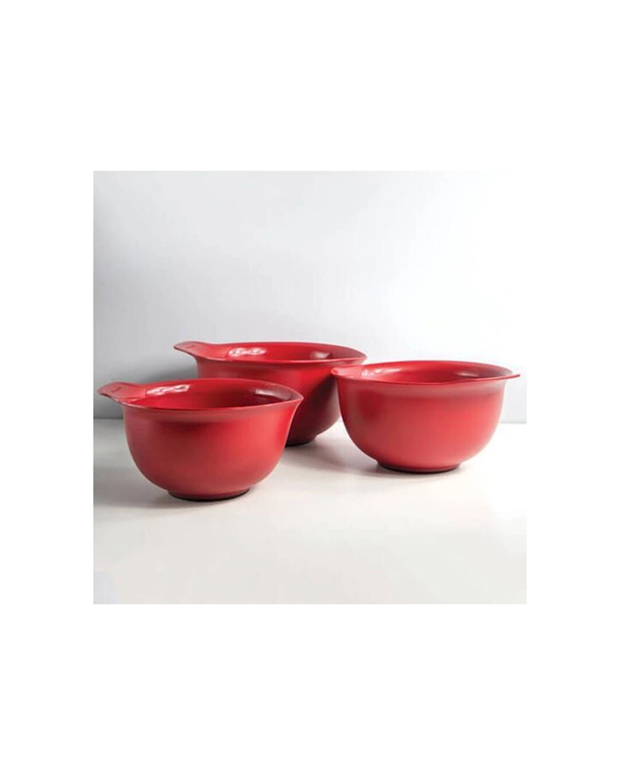 3 KitchenAid 3pc Non-Slip Cooking Utensil Mixing Bowls Set - Red, 3 of 5