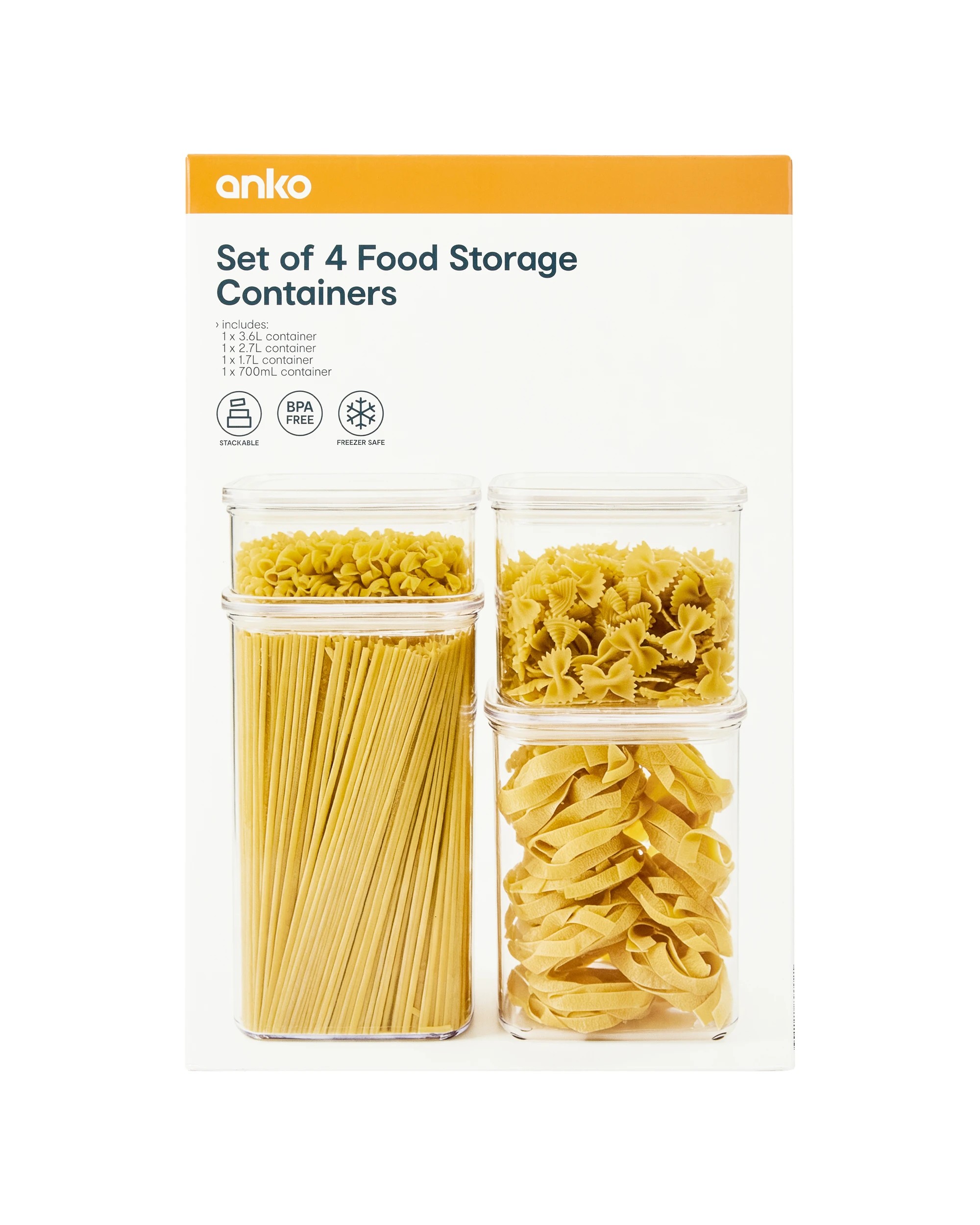 10 Set of 4 Food Storage Containers, 10 of 10