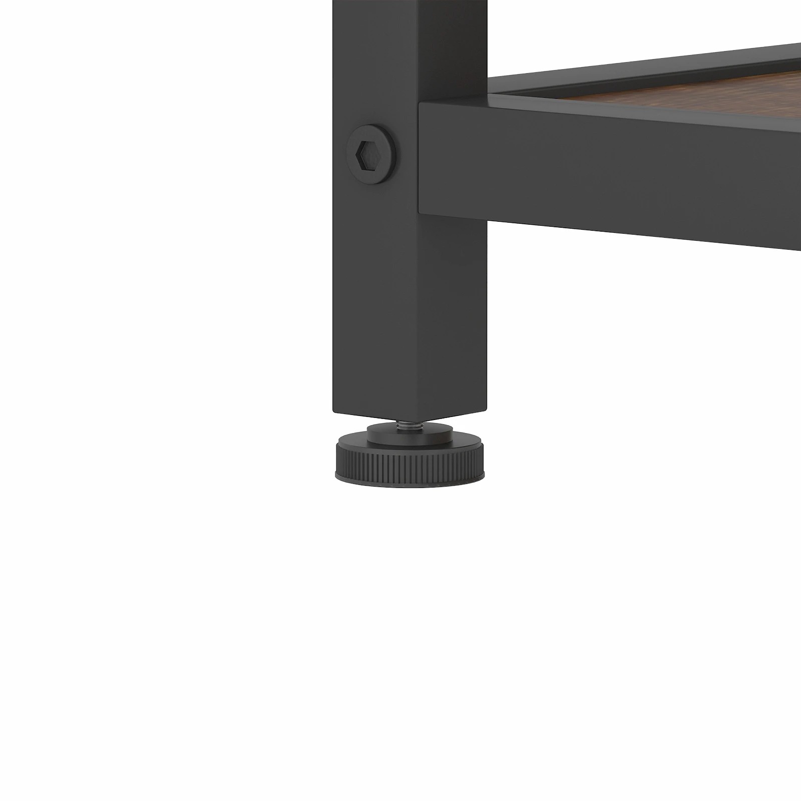 6 Advwin Large Mobile Printer Stand with Charging Station - Brown, 6 of 7