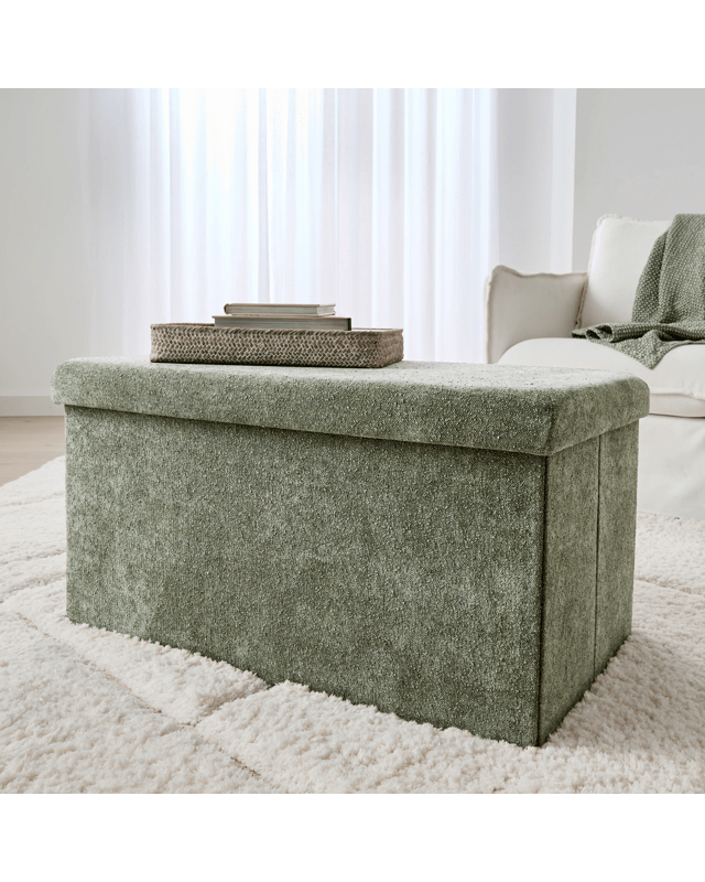 Rectangle Storage Ottoman - G