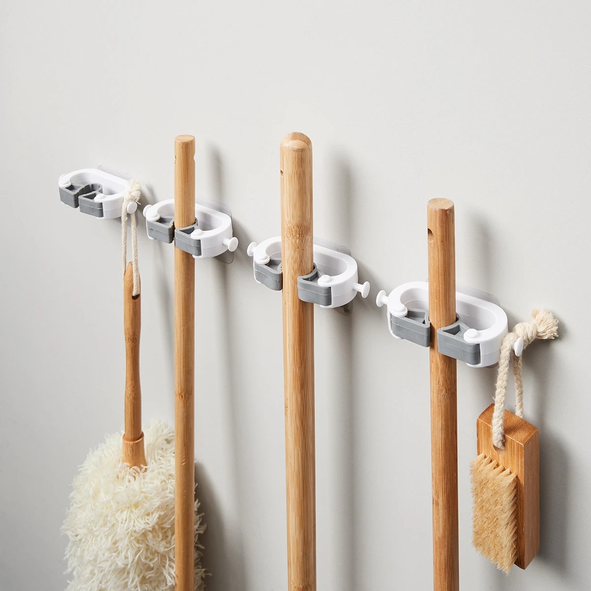 1 4 Pack Broom Holder, 1 of 10