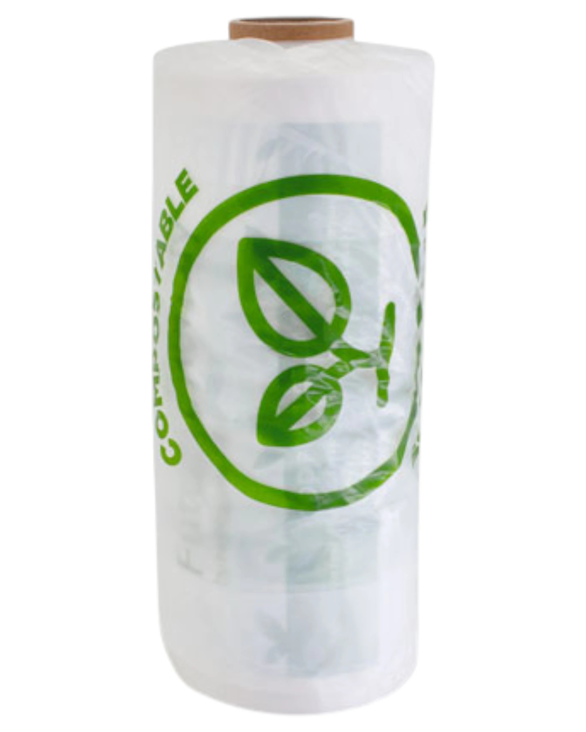 1 Future Friendly 1 X Compostable Printed Produce Food Roll Bags Freezer Supermarket Bag - Clear, 1 of 1