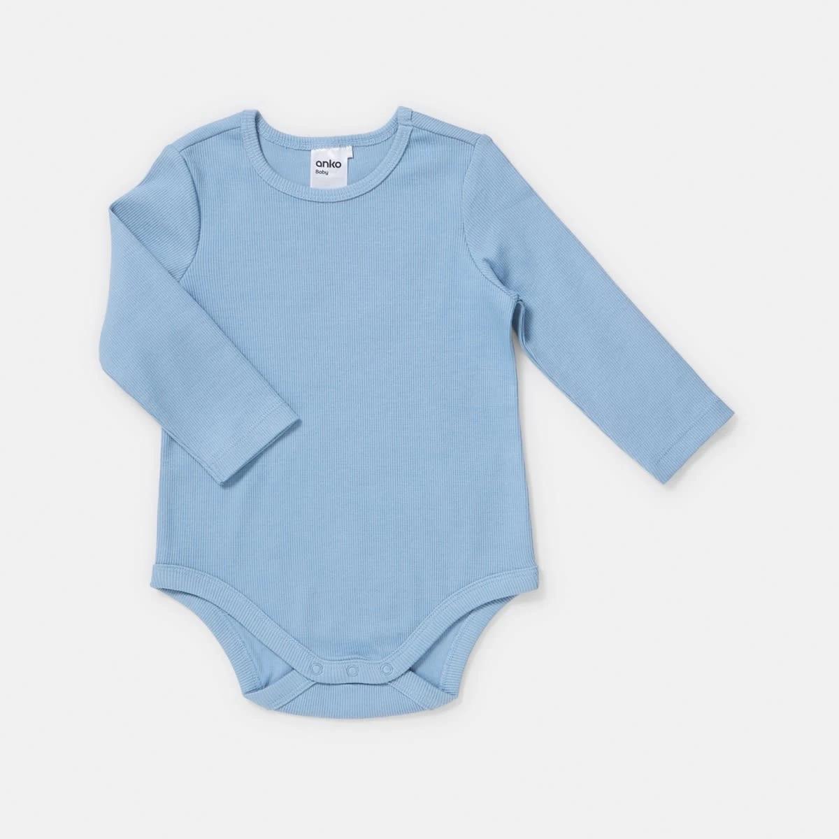 4 3 Pack Bodysuits Blu Dino, 4 of 8