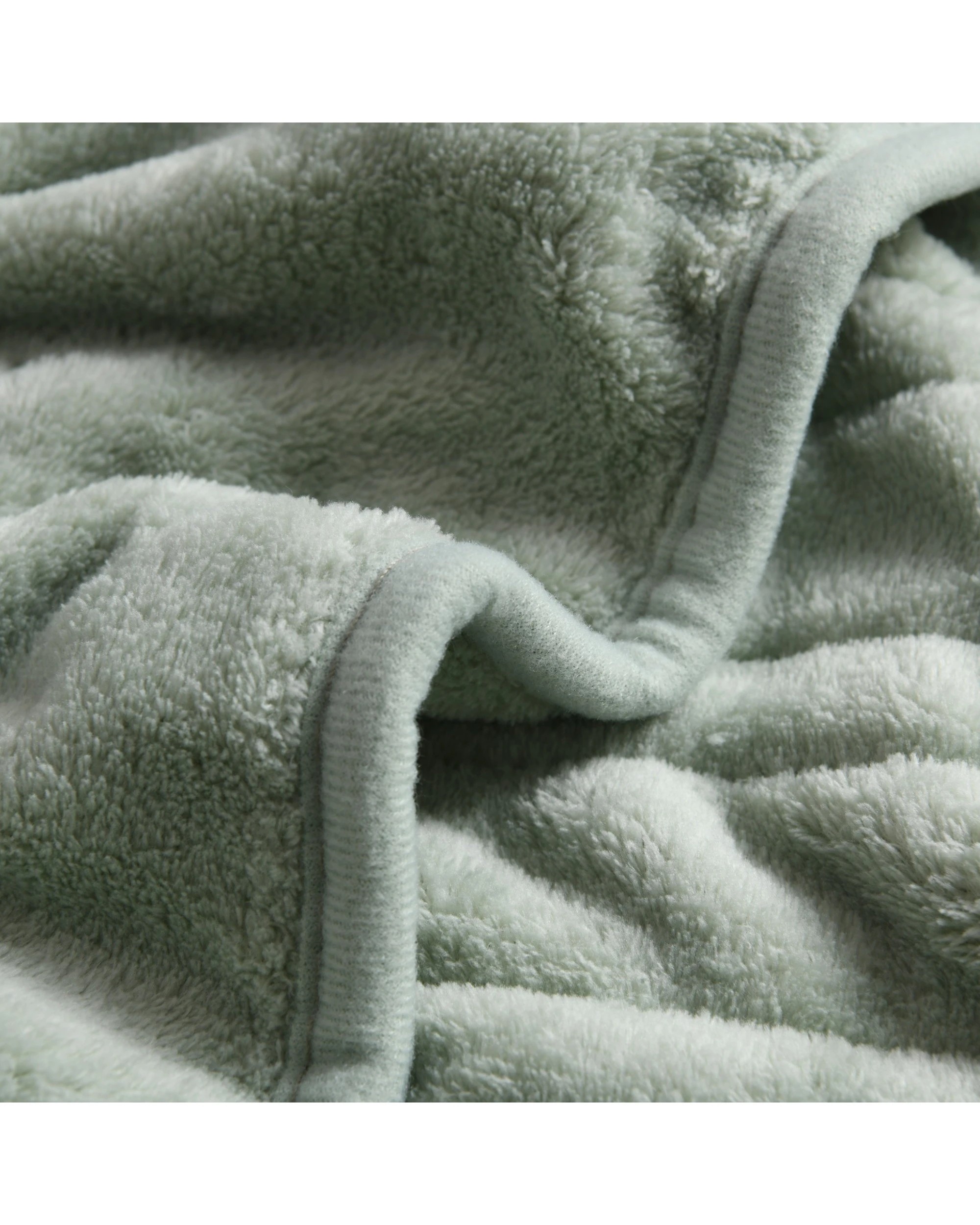 4 Dreamaker Kingston Coral Fleece Electric Heated Throw Blanket 130x160cm - Sage, 4 of 7