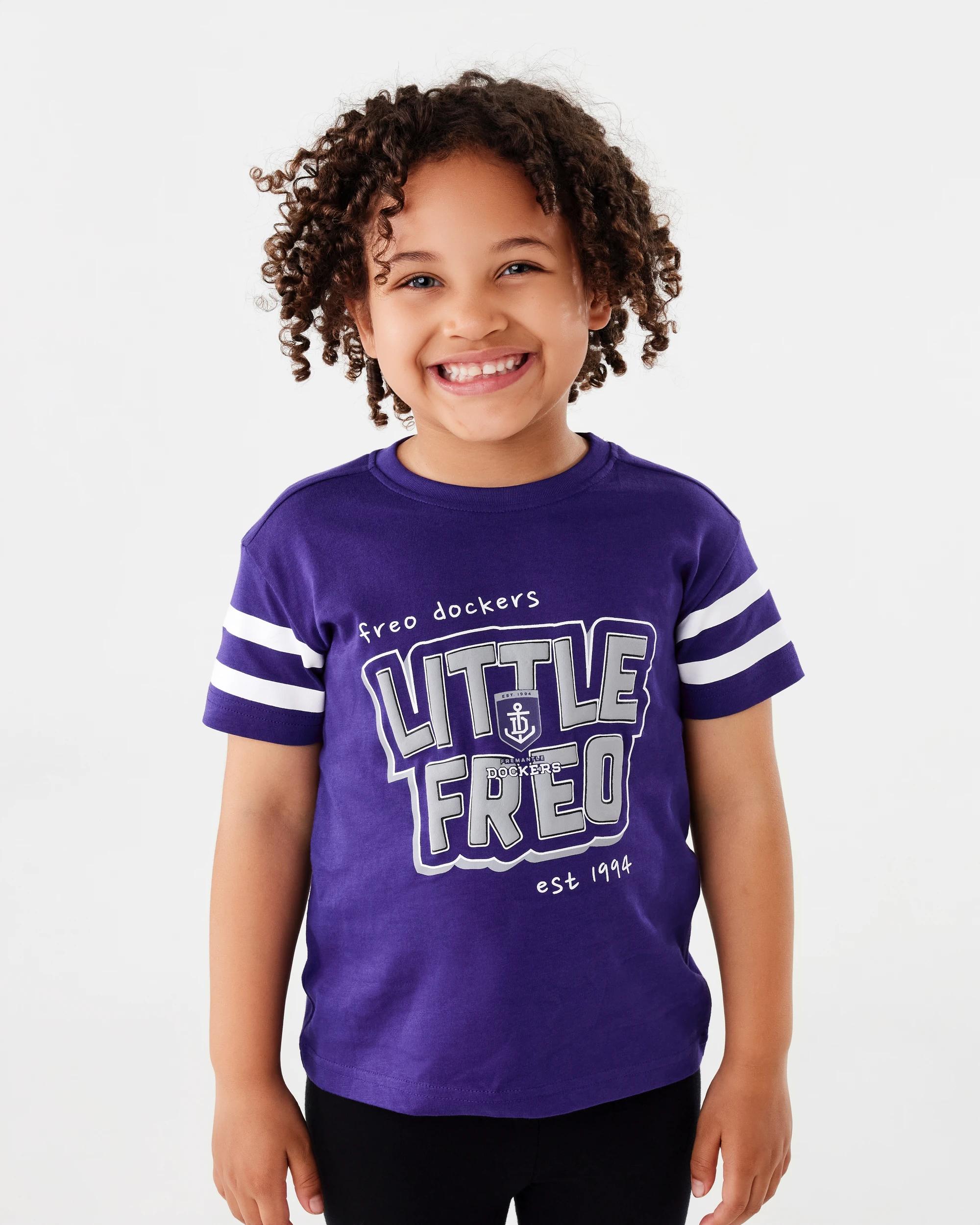 1 AFL Kids Mini T-shirt Fremantle, 1 of 9