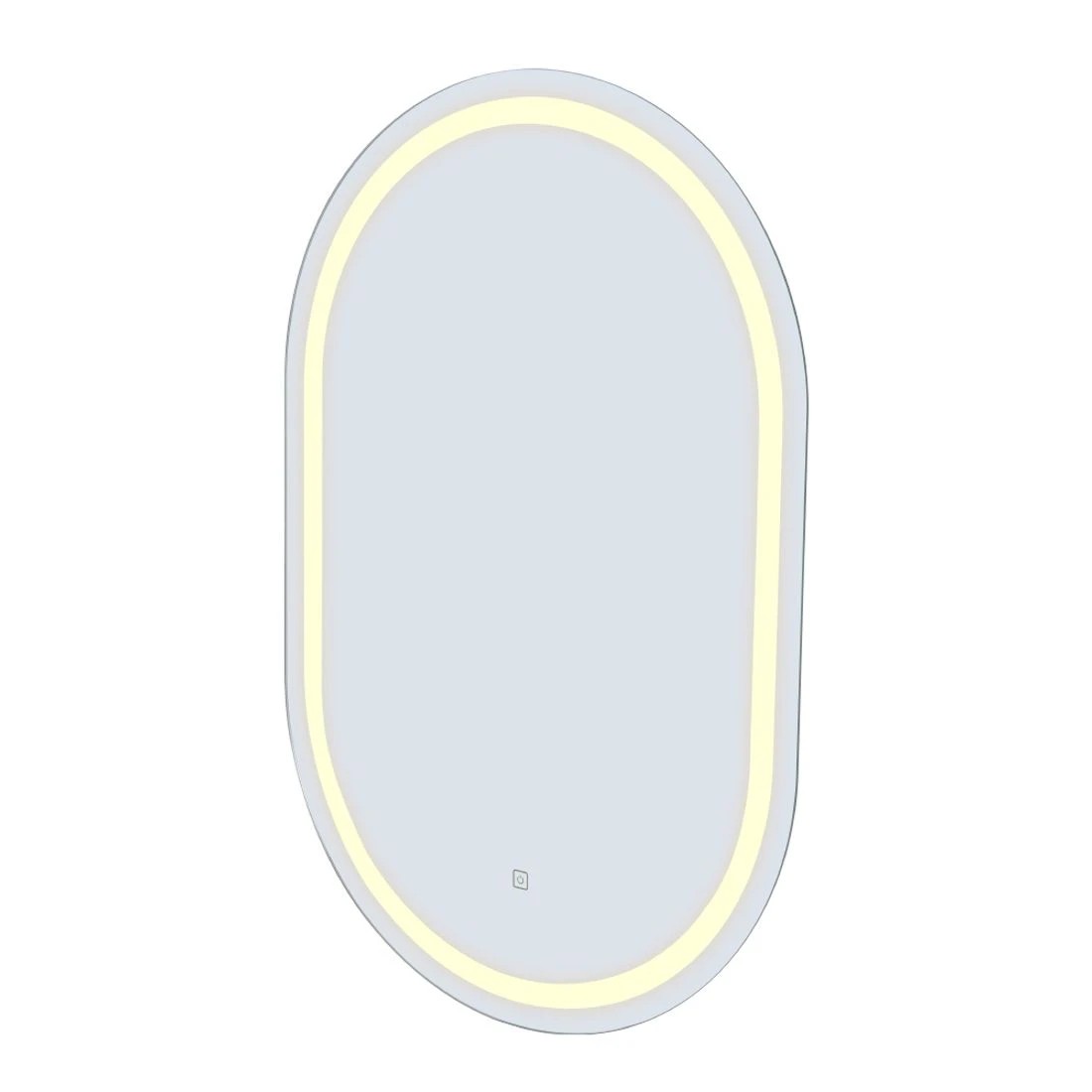 3 Embellir LED Wall Mirror With Light 50X75CM Bathroom Decor Oval Mirrors Vanity - Clear, 3 of 3