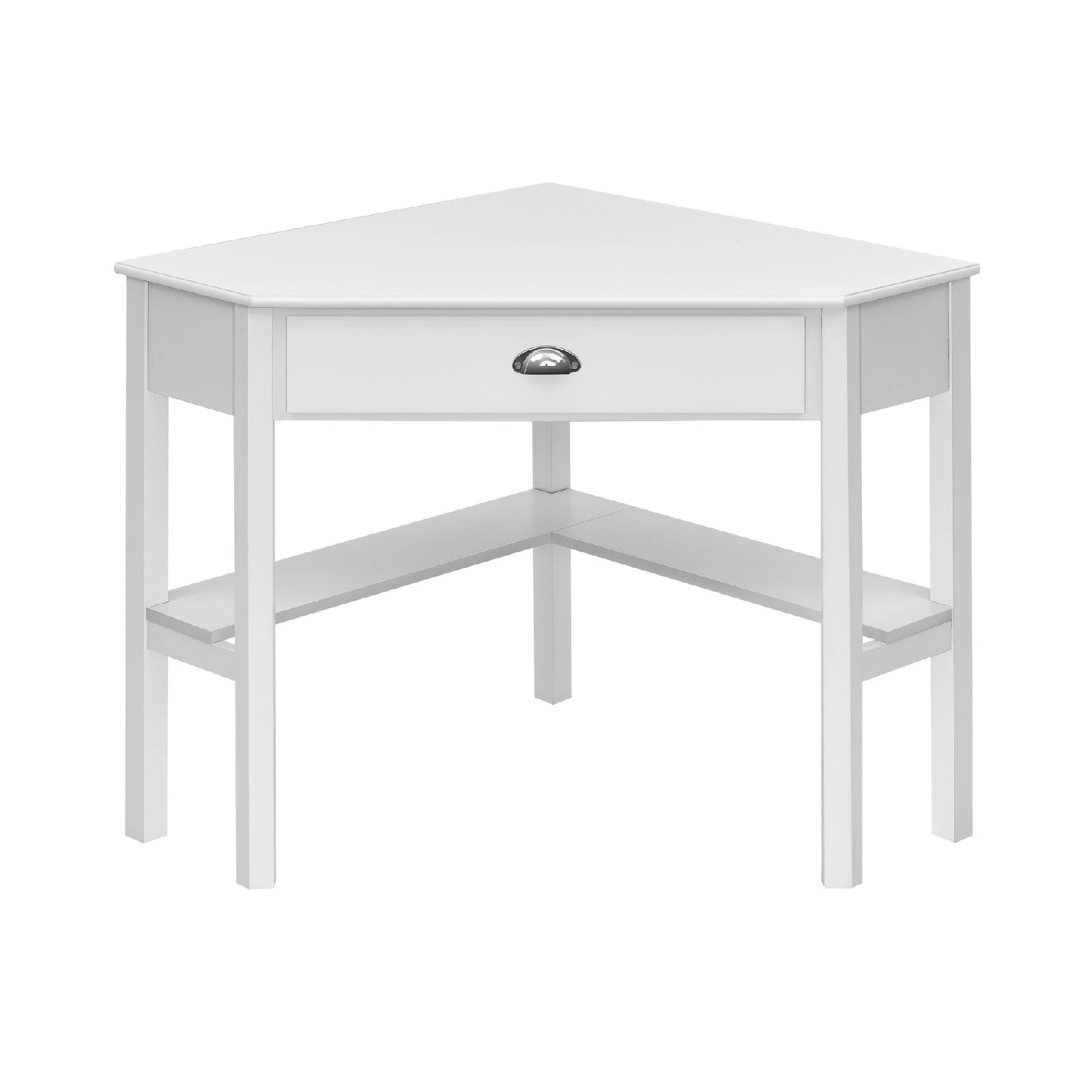 1 Costway Corner Computer Desk Home Office Table - White, 1 of 3