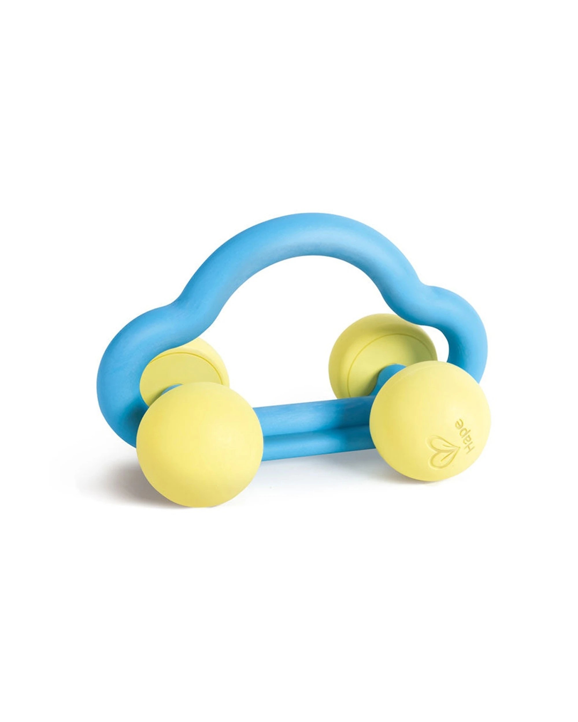 1 Hape Rattle and Roll Toy Car Rice Material 12.5x7.5x7.3cm Kids - Multi, 1 of 5