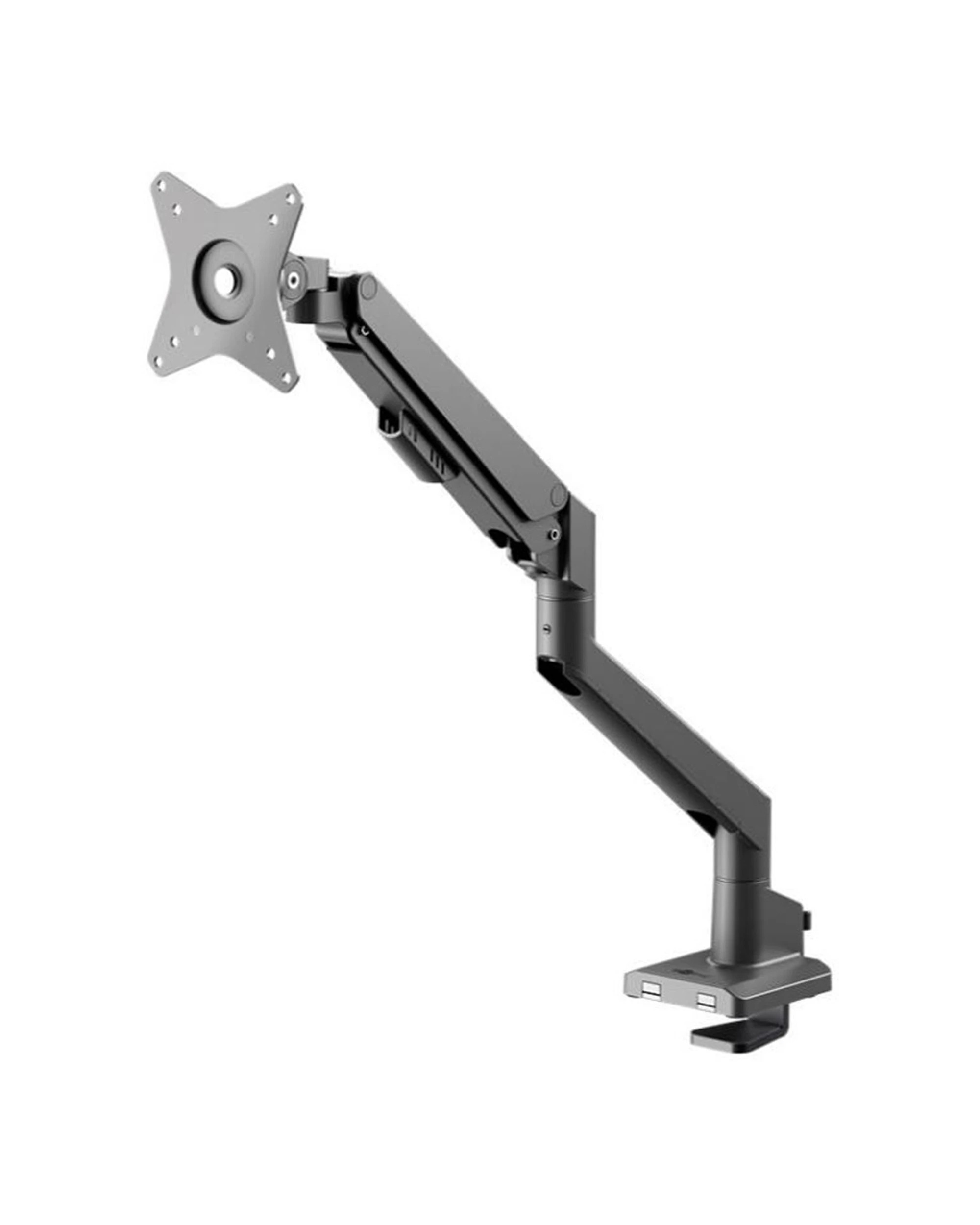 1 Goobay Monitor Mount Single Gas PRO 17-32 Ergonomic Desk Stand Adjustable - Black, 1 of 1