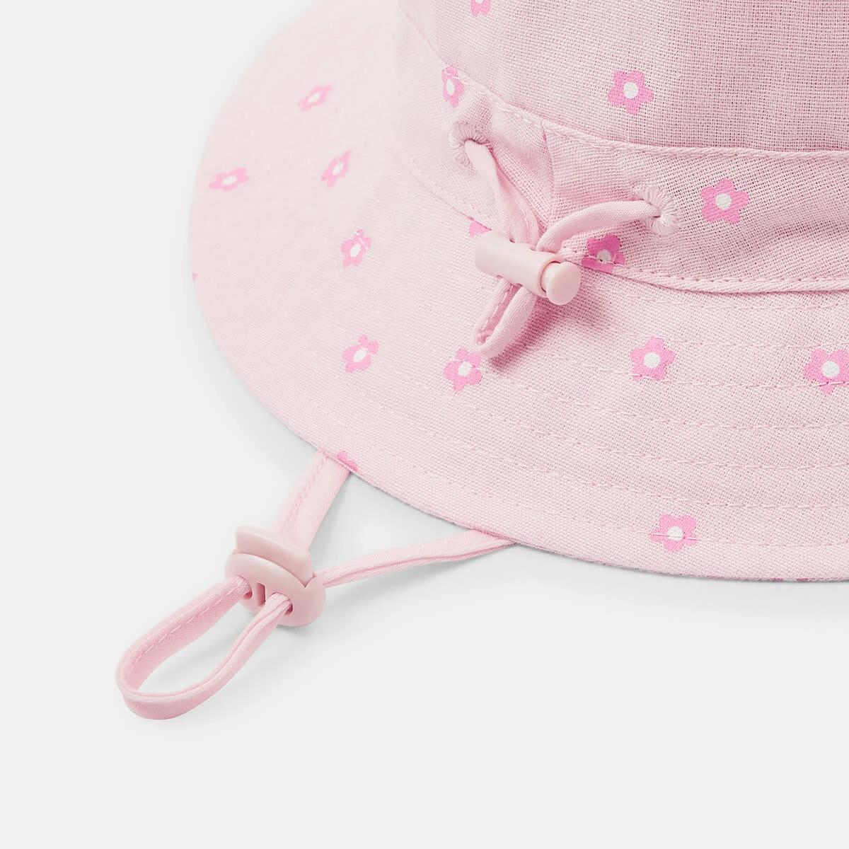2 Baby Hat Pnk Floral, 2 of 3