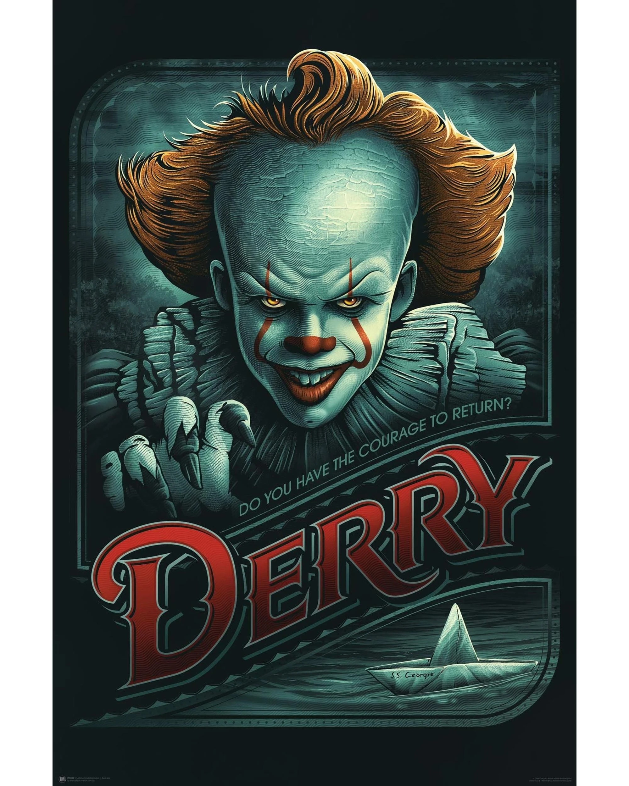 1 It Welcome to Derry Pennywise Poster, 1 of 1