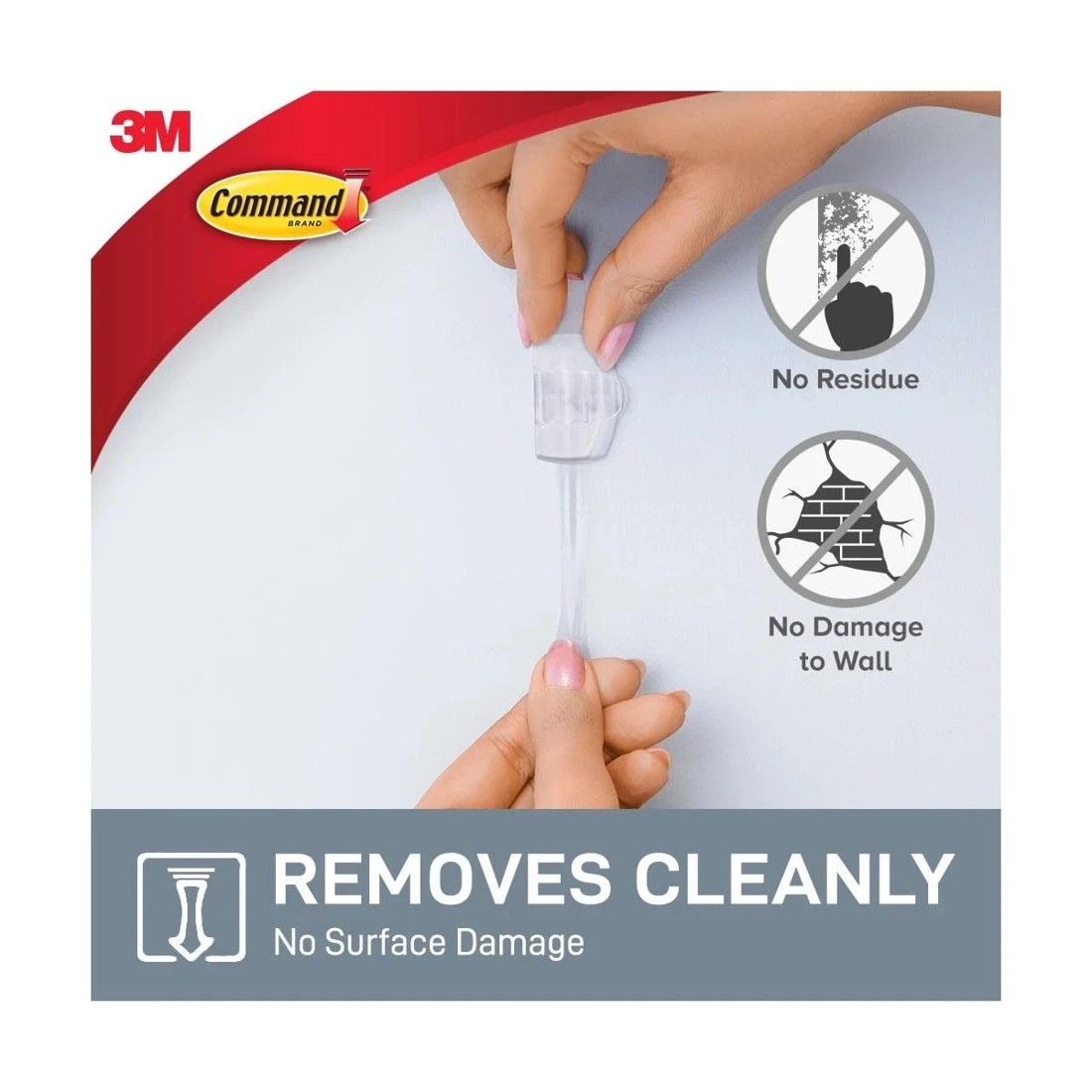 3 3M Command Round Cord Clips - Clear, 3 of 5