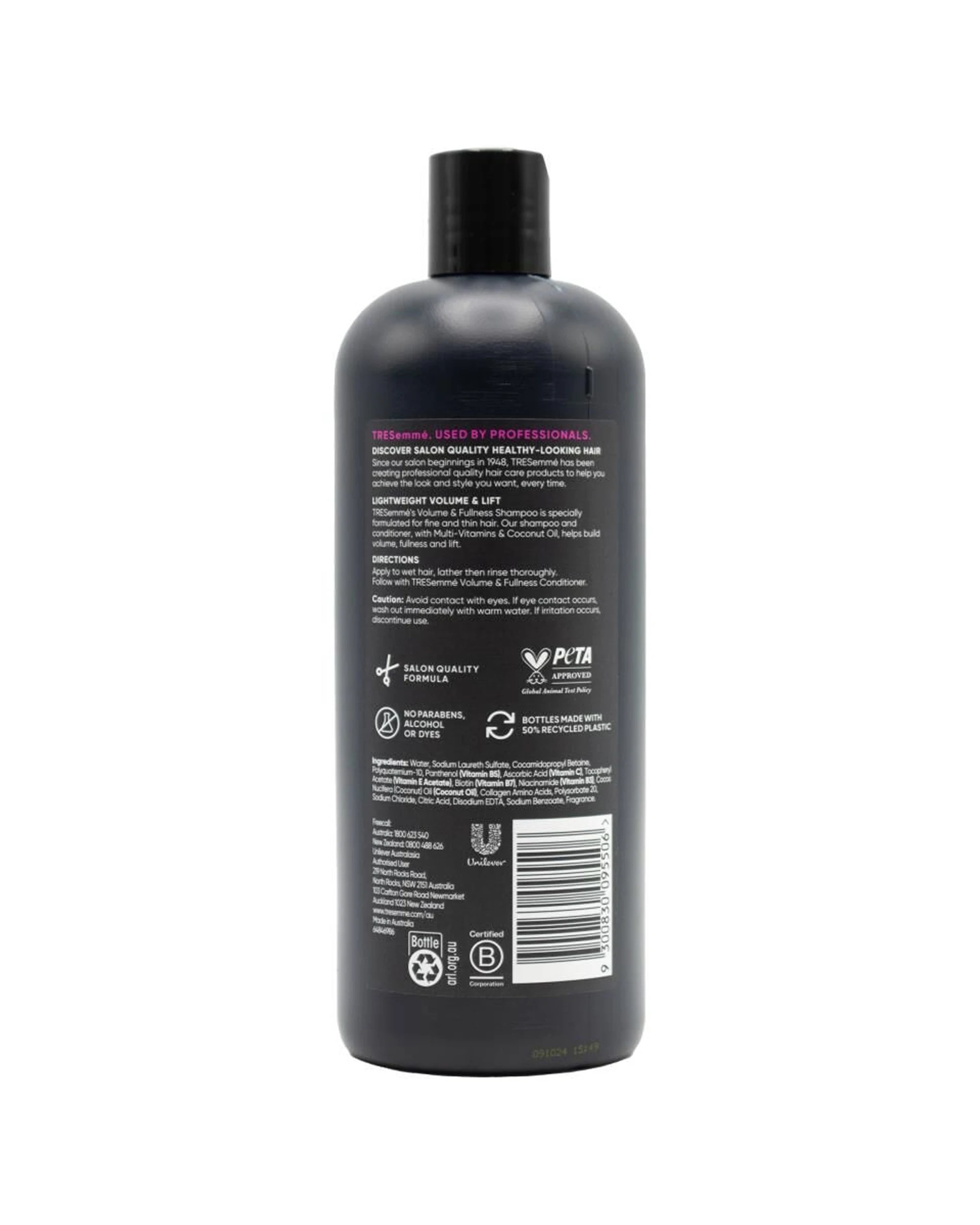 3 TRESemme 4PK Shampoo Volume and Fullness For Fine and Thin Hair 750ml - Multi, 3 of 3