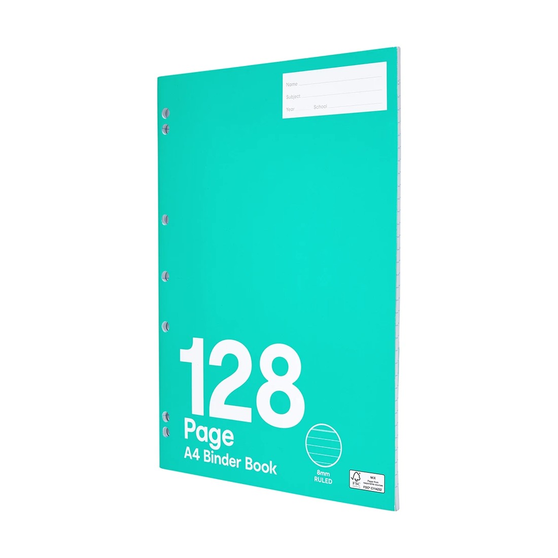 3 Binder Book - A4, 128 Pages, Blue, 3 of 6