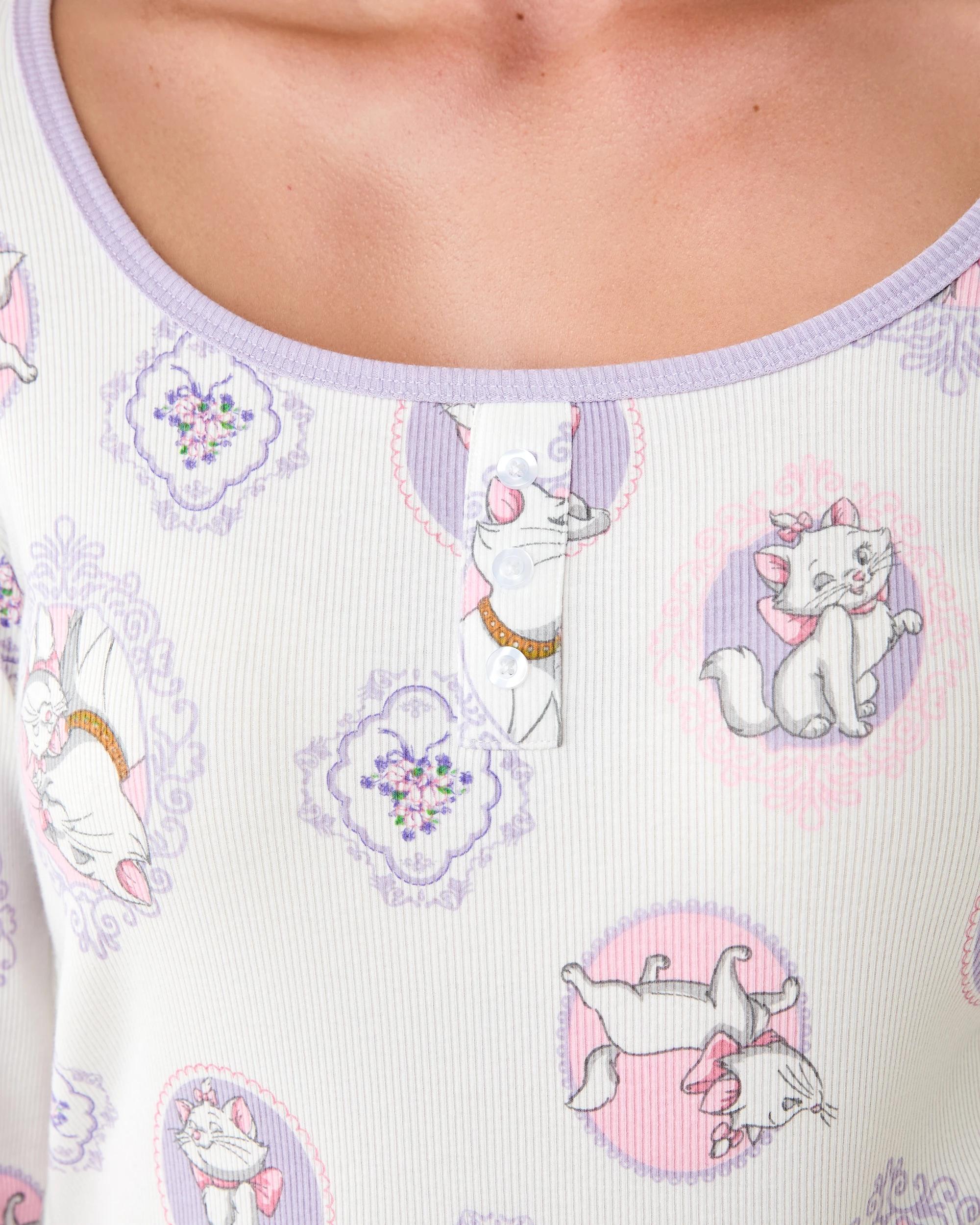 5 Aristocats License Henley Rib Top and Pants Pyjama Set Aristocats, 5 of 7