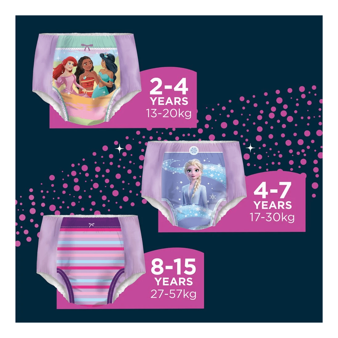 9 Huggies Pyjama Pants Size 4 Girl 27 Pack, 9 of 10