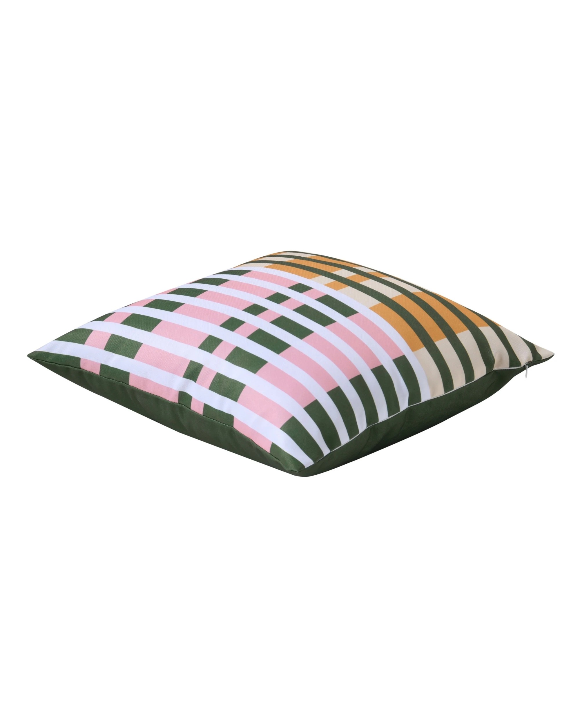 3 Vibes Linnea Printed Outdoor Cushion 50x50cm - Olive, 3 of 8