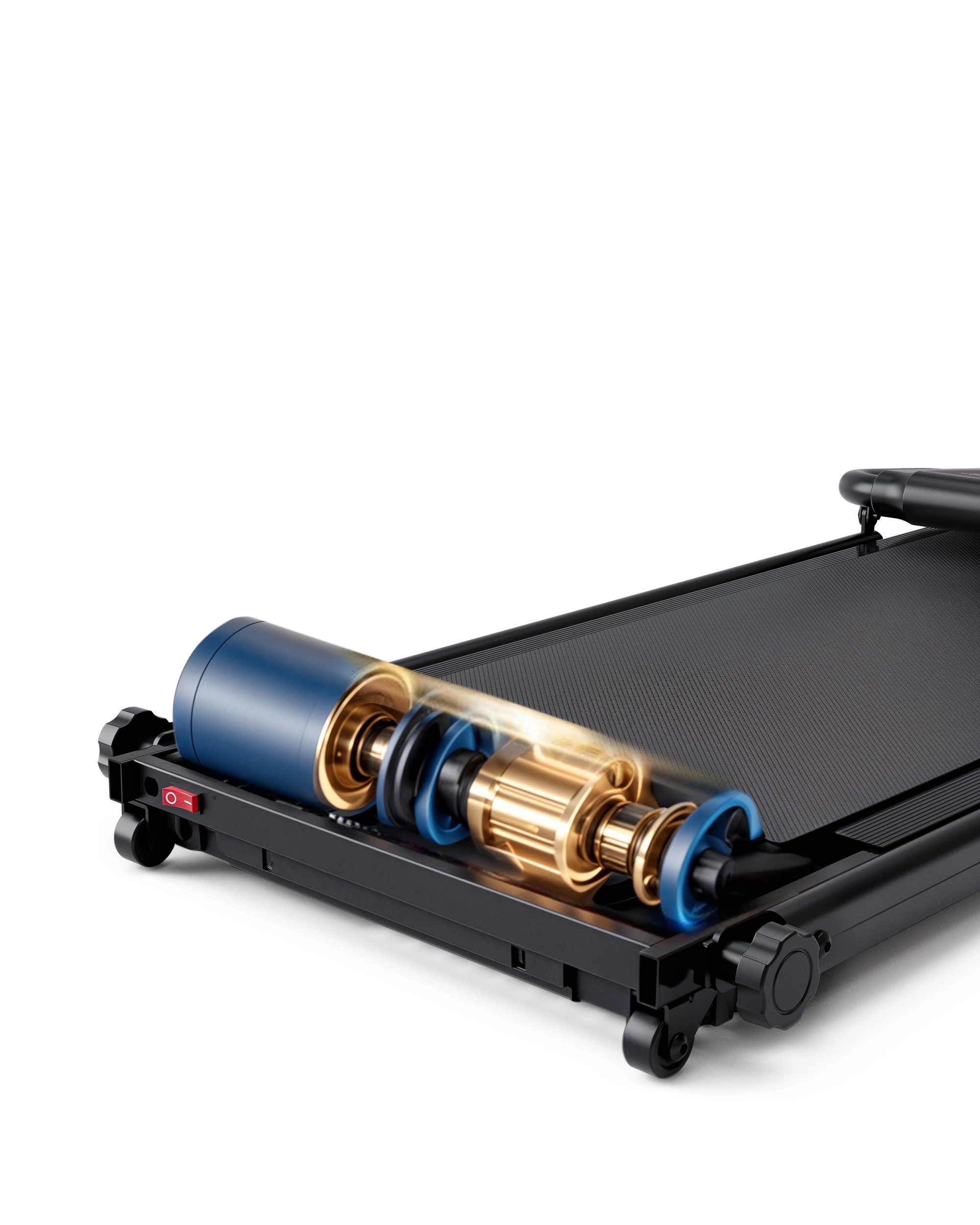 4 Advwin Electric Treadmill with Handle Foldable Walking Pad Running Machine - Black, 4 of 6