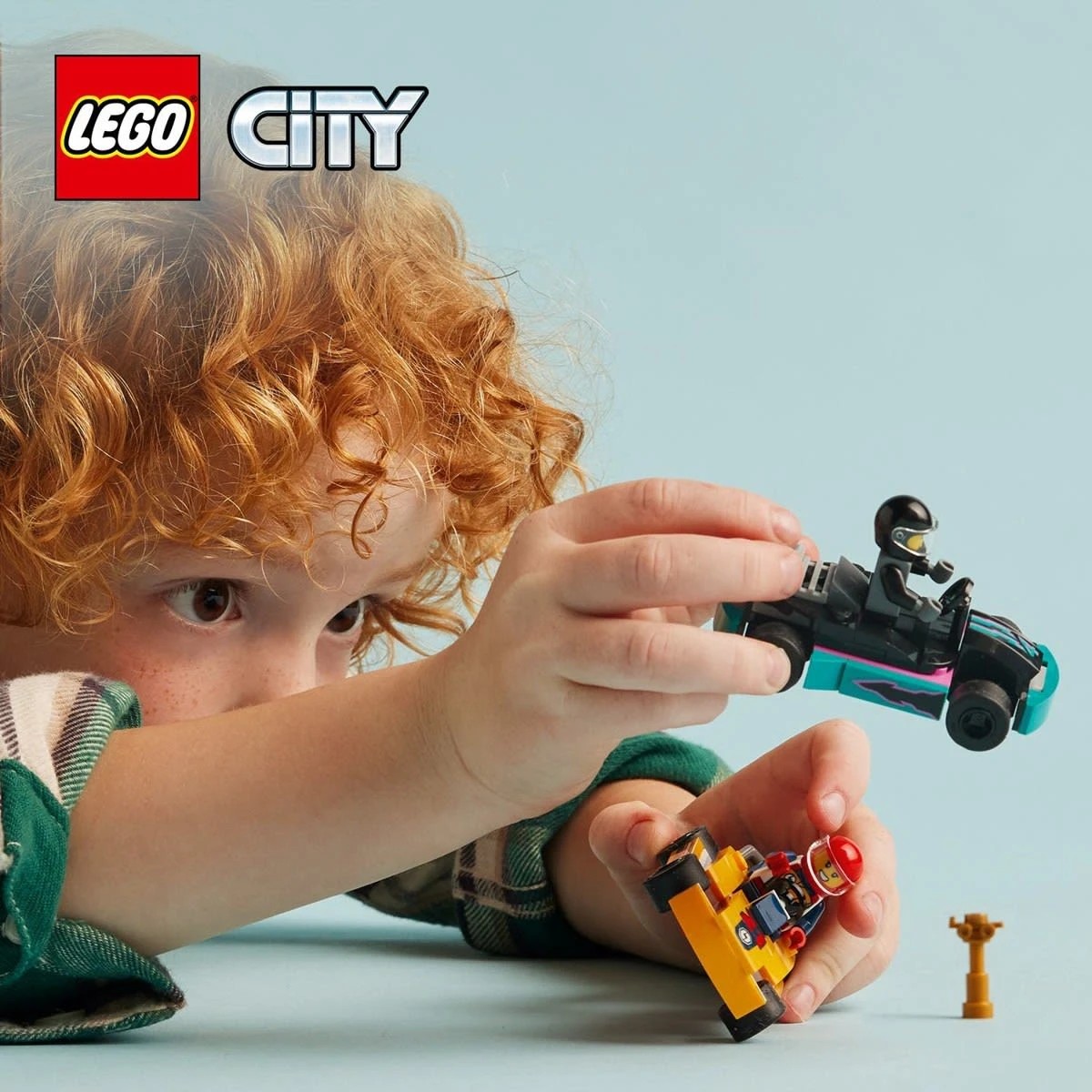 7 LEGO City Great Vehicles Go-Karts and Race Drivers 60400, 7 of 10