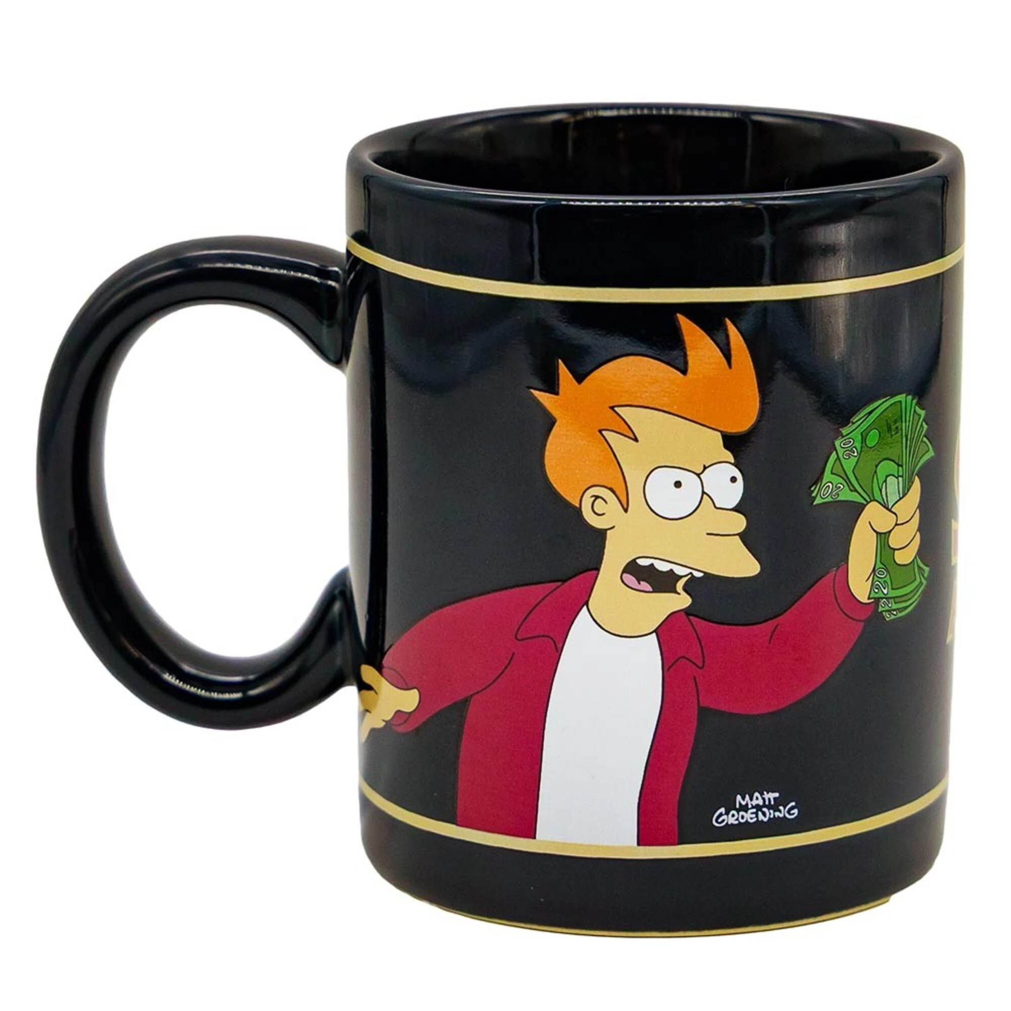 1 Futurama - Shut Up and Take My Money Mug - Black, 1 of 4