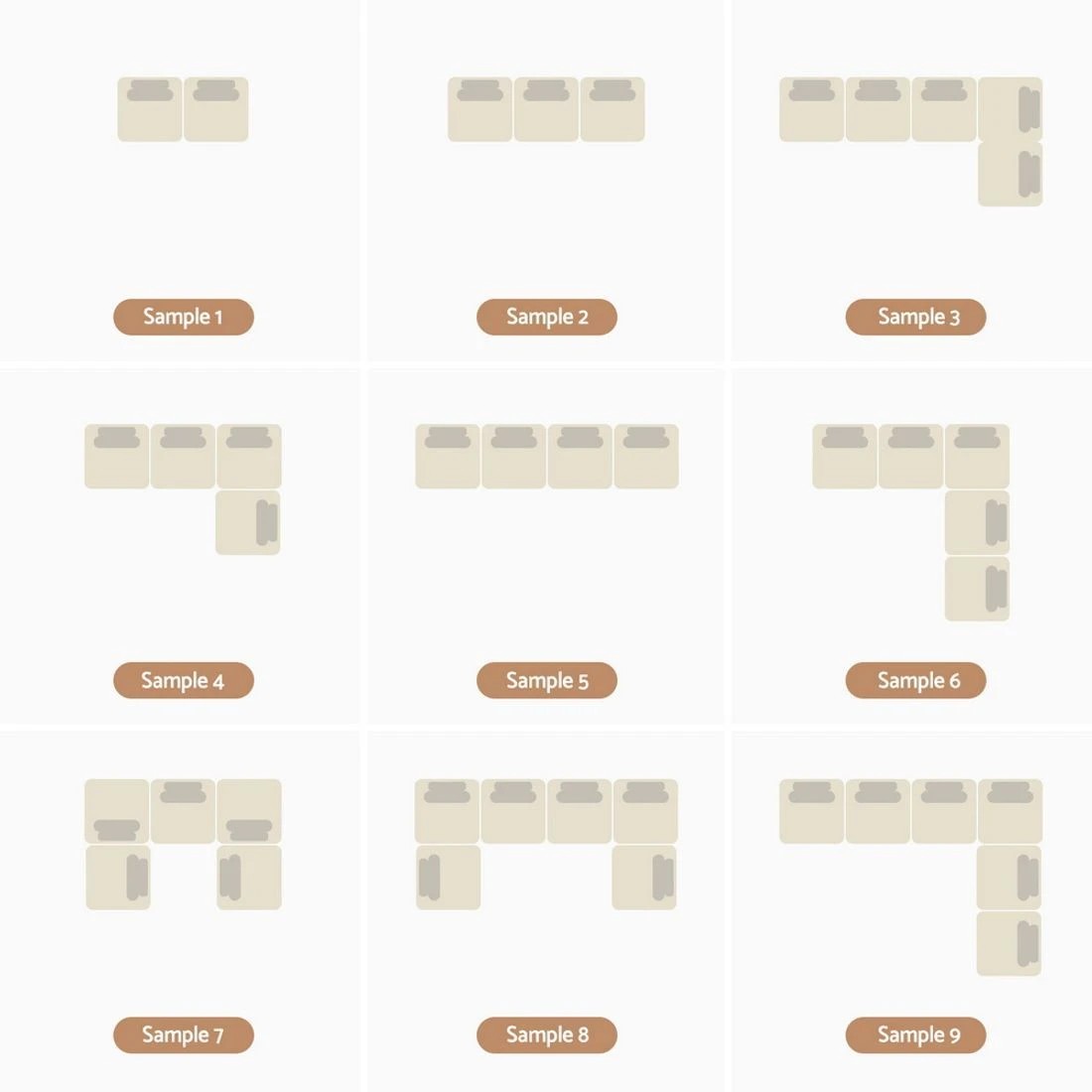 7 Artiss Floor Sofa Lounge Chair with Pillow - White, 7 of 8