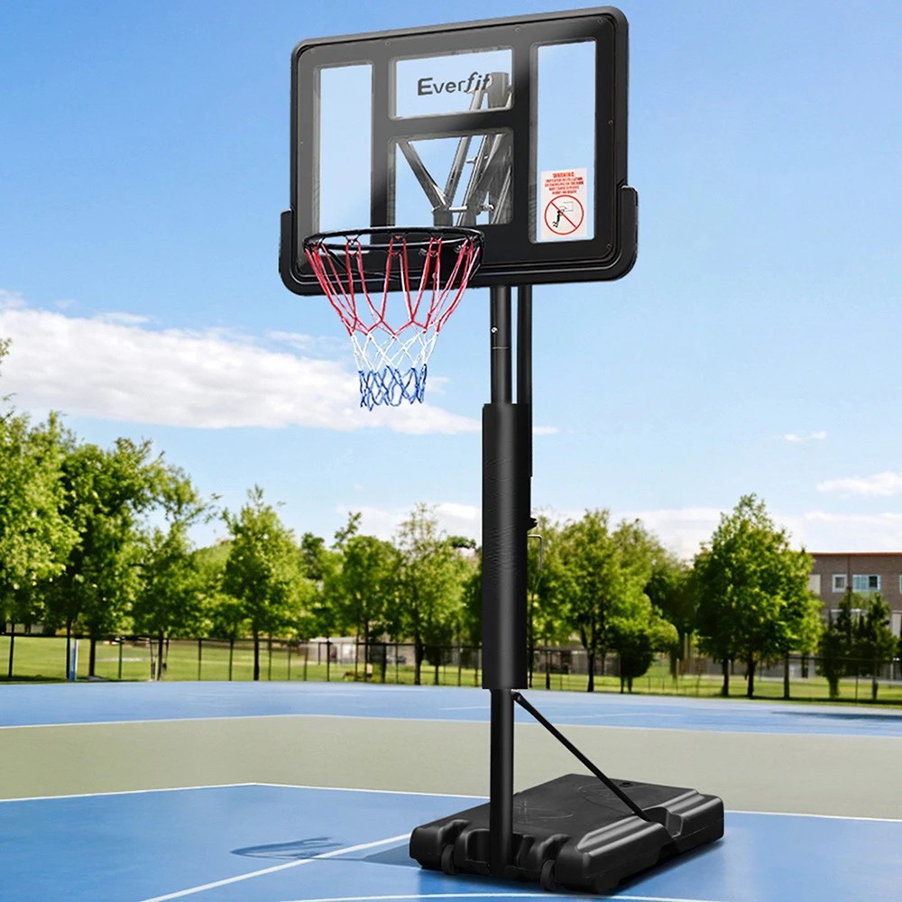 8 Everfit 3.05M Basketb Hoop Stand System Adju Height Portable Pro - Black, 8 of 8