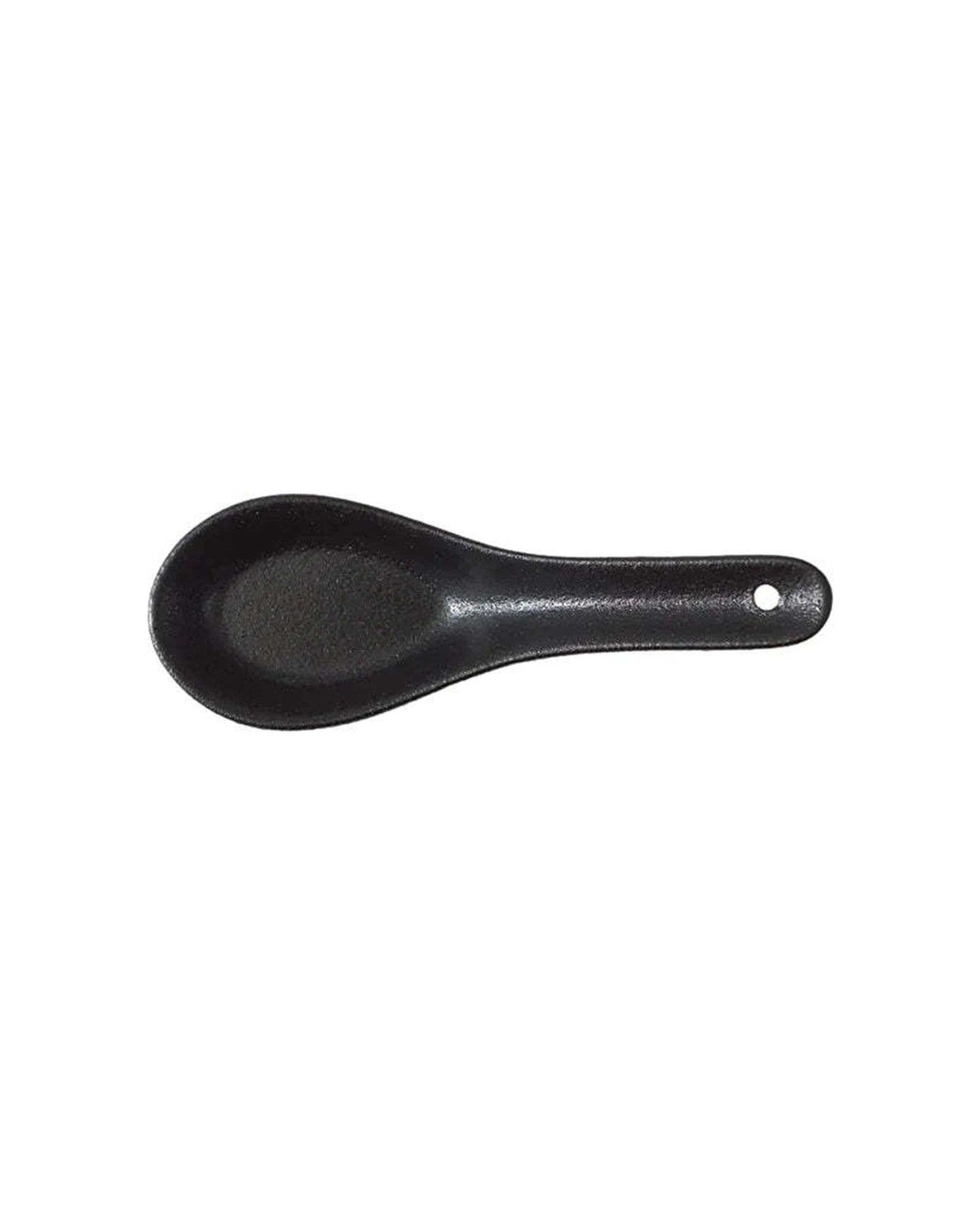 3 Maxwell & Williams Caviar Spoon 13.5cm Porcelain Serving Spoon Elegant Durable Design - Black, 3 of 4
