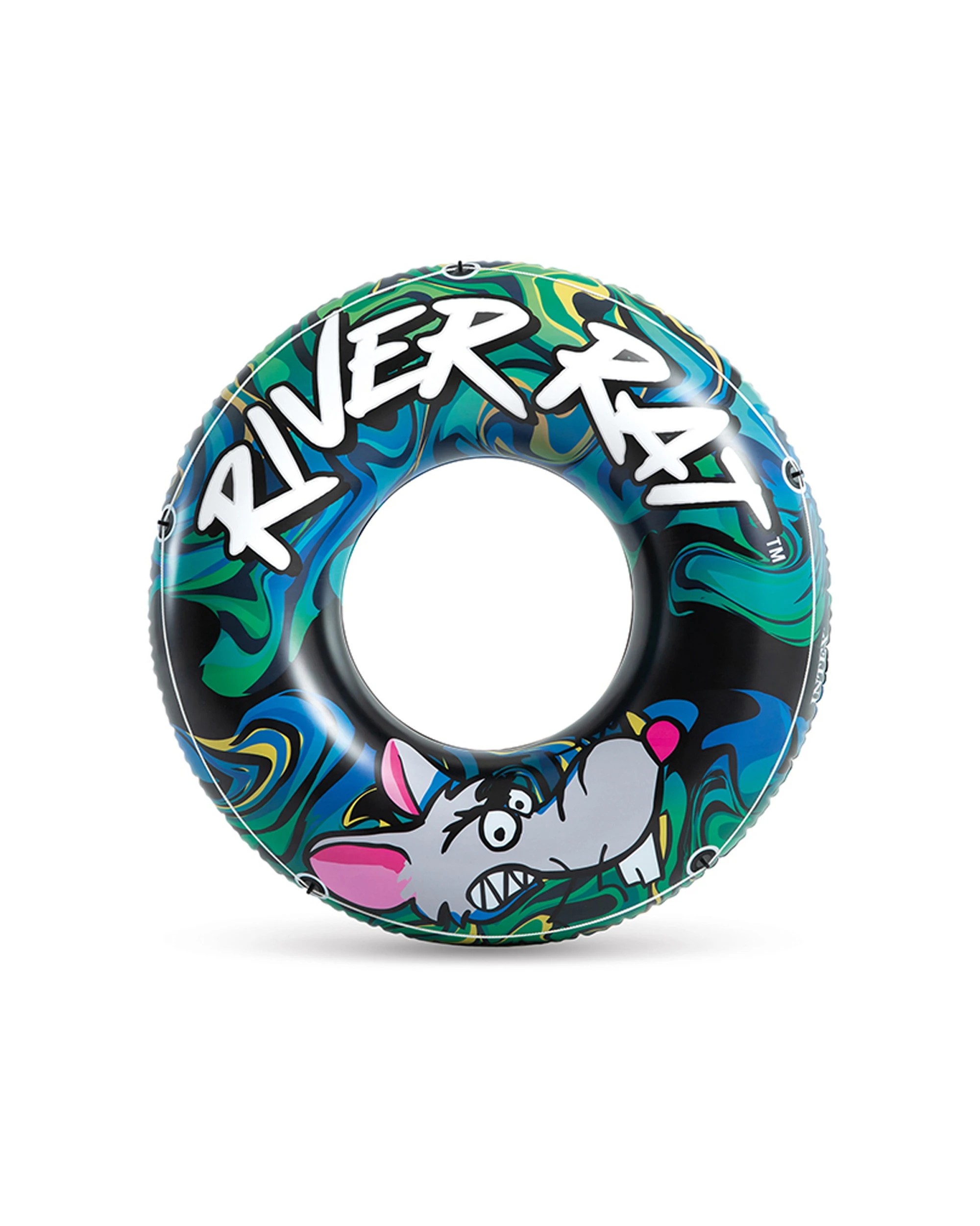 1 Intex River Rat Inflatable Tube Raft For Swimming Pool - Multi, 1 of 1