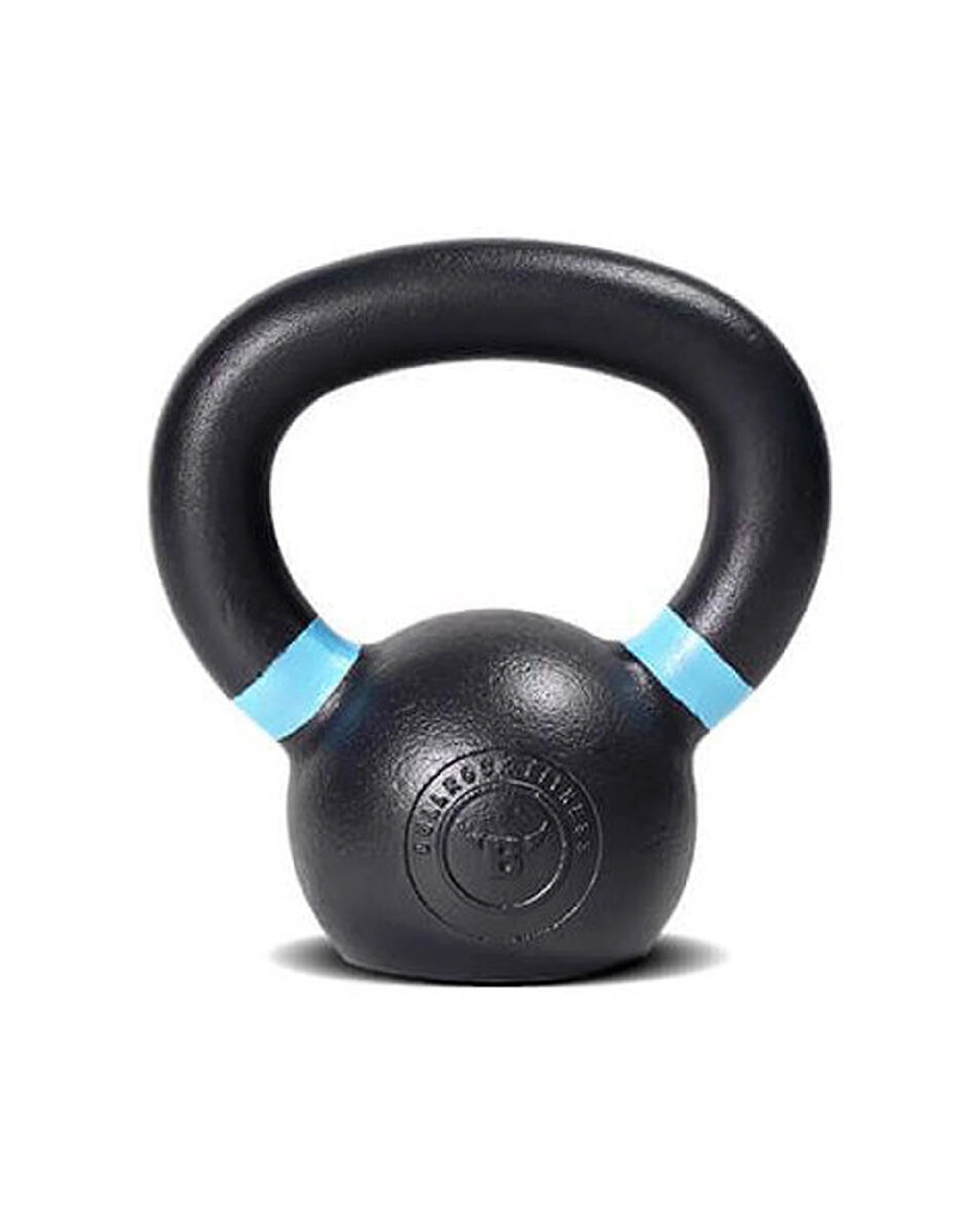 2 BODYWORX Premium Cast Iron Kettlebell 2 Pack 6kg Each Strength Training Home Gym - Black, 2 of 2