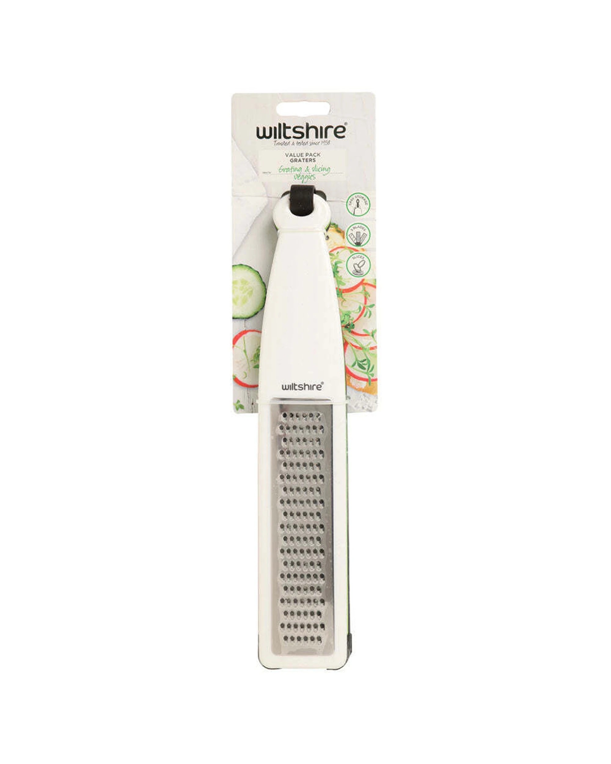 2 Wiltshire 3pc Vegetable Cheese Kitchen Food Grater Slicer Utensils Set - Multi, 2 of 2