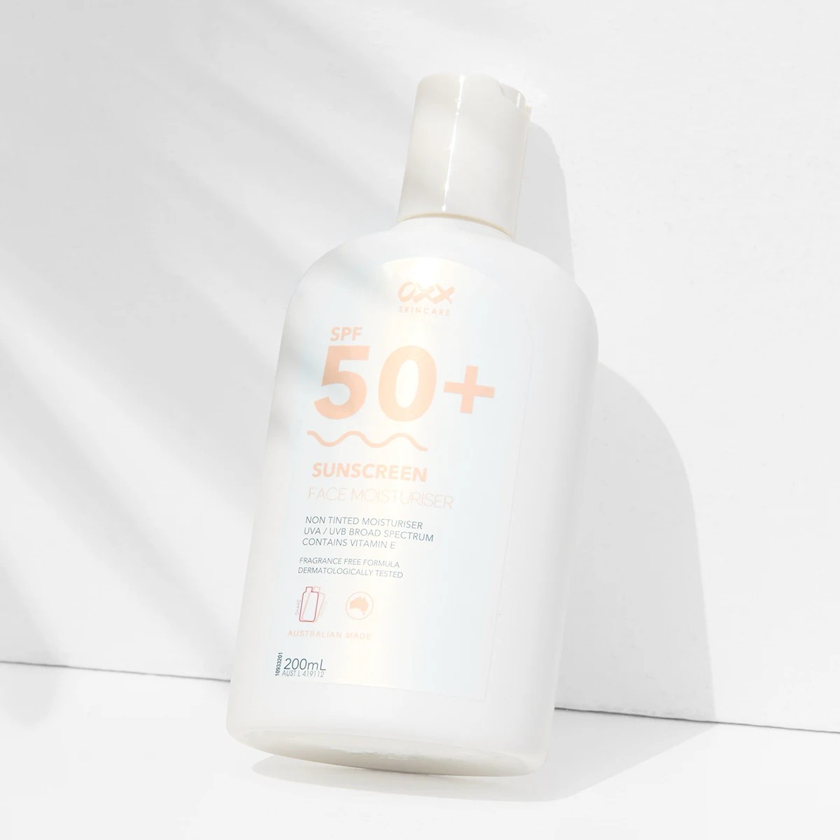 2 OXX Skincare SPF 50+ Face Moisturiser and Sunscreen 200ml - Vitamin E, 2 of 10